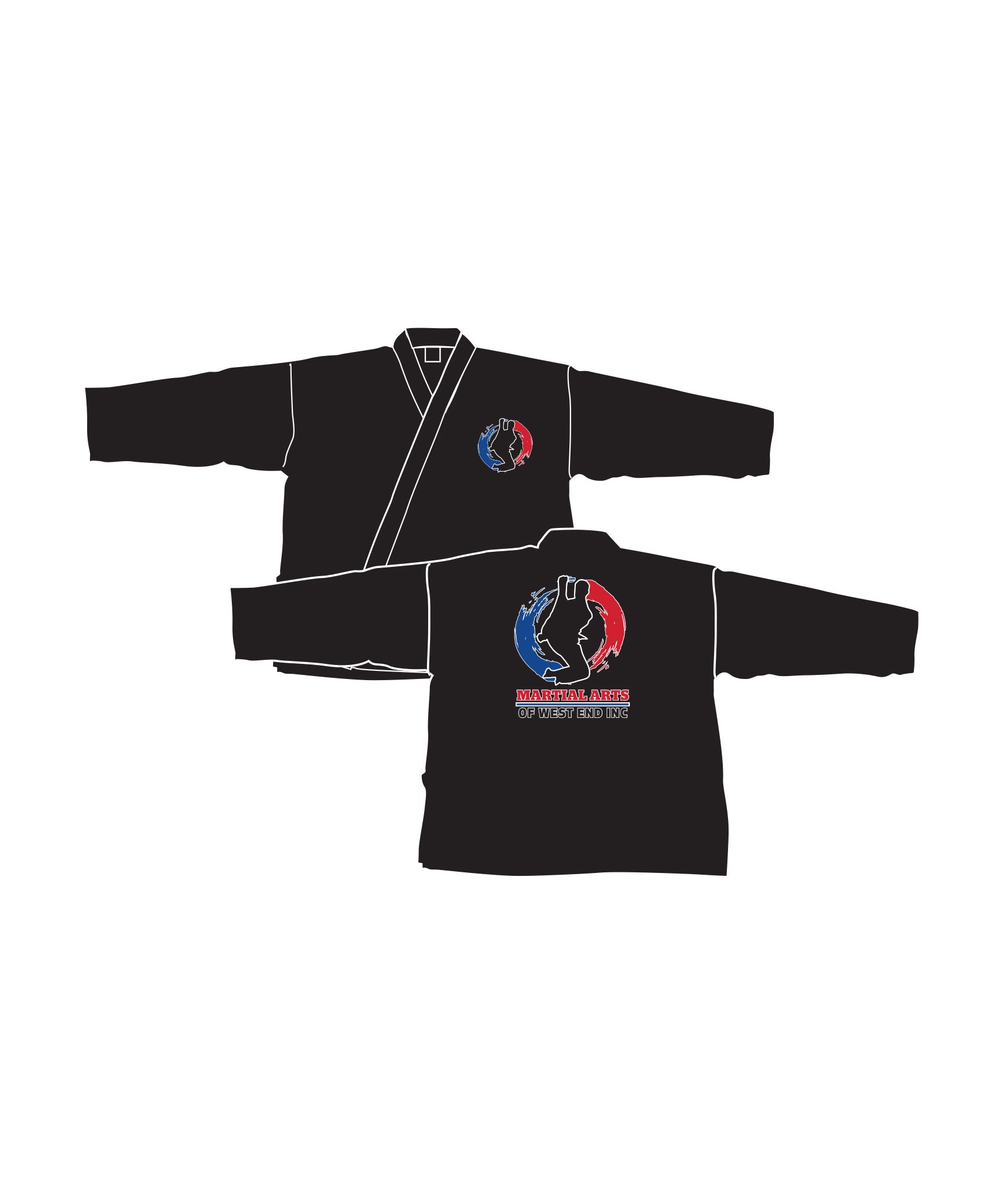 Student Elastic Uniform, Black