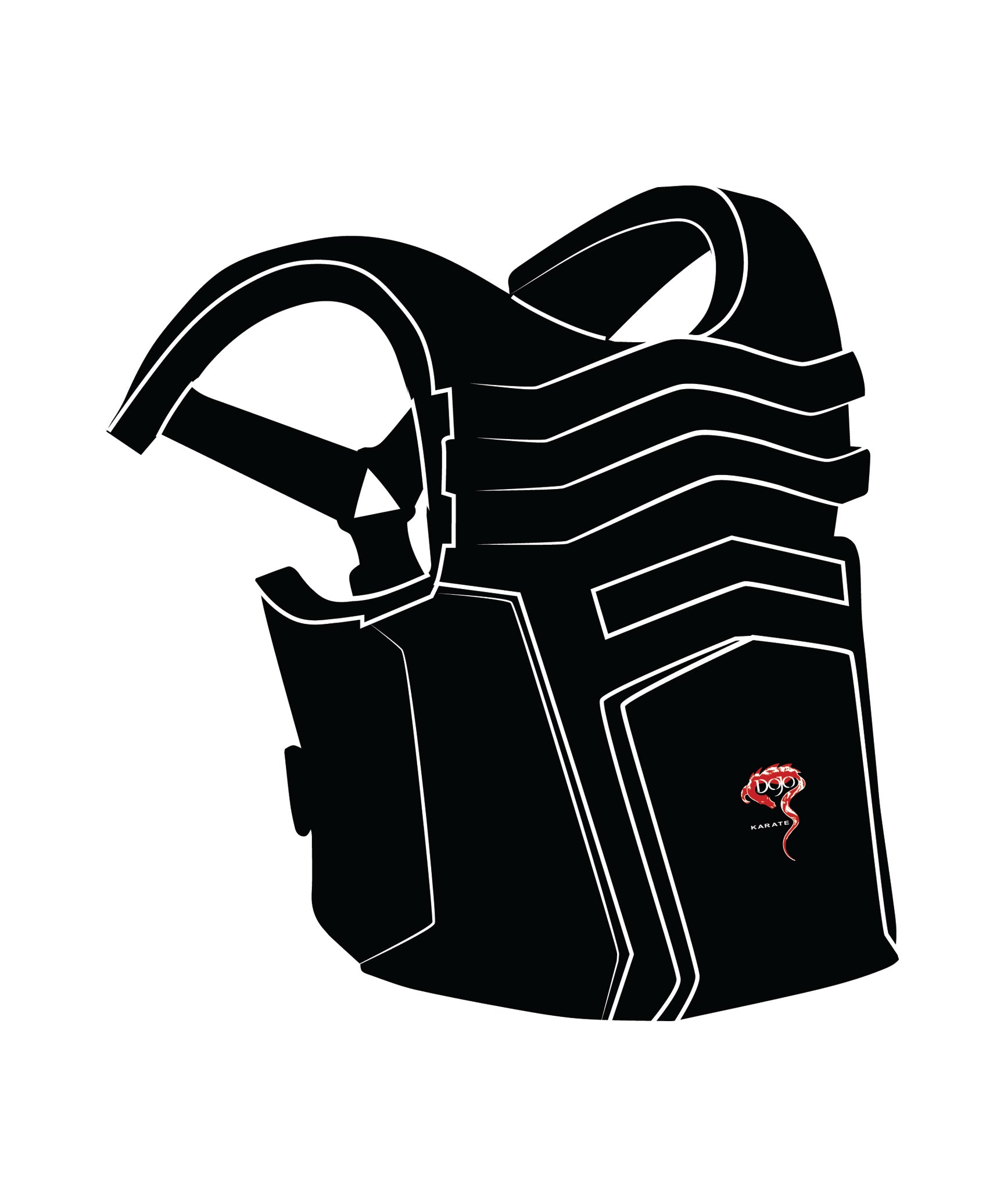 P2 Chest Guard - Custom, Black