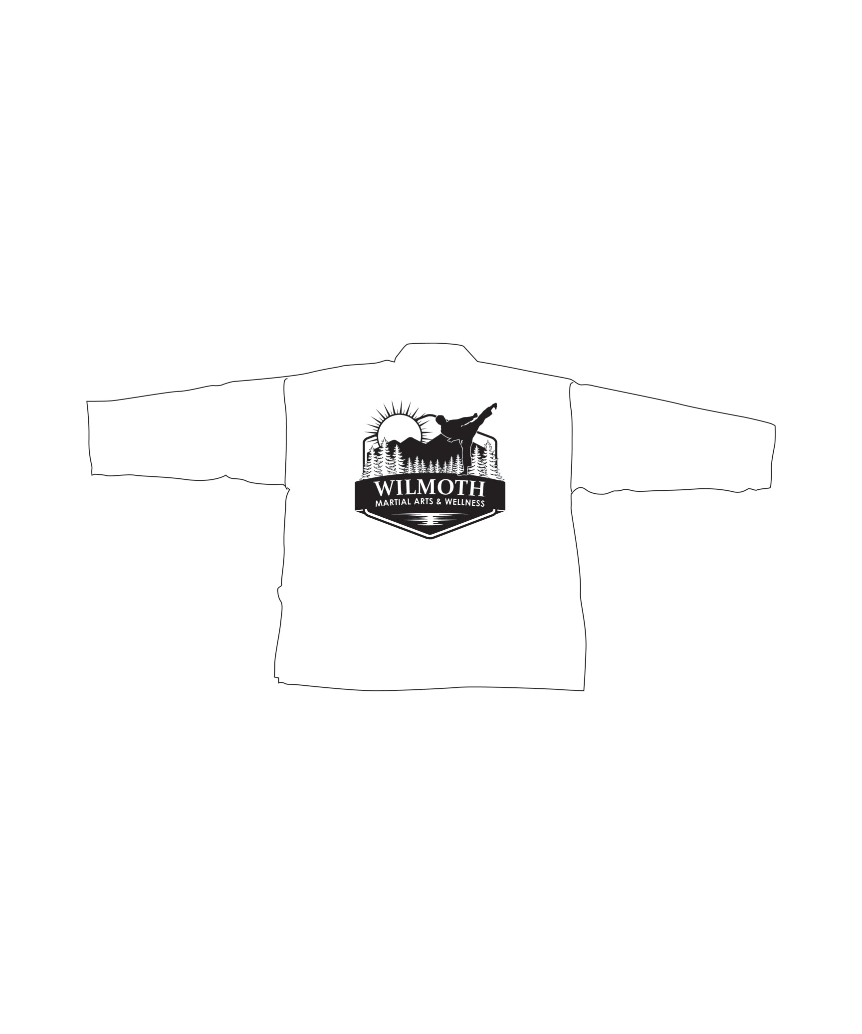 Lightweight Student Uniform, White