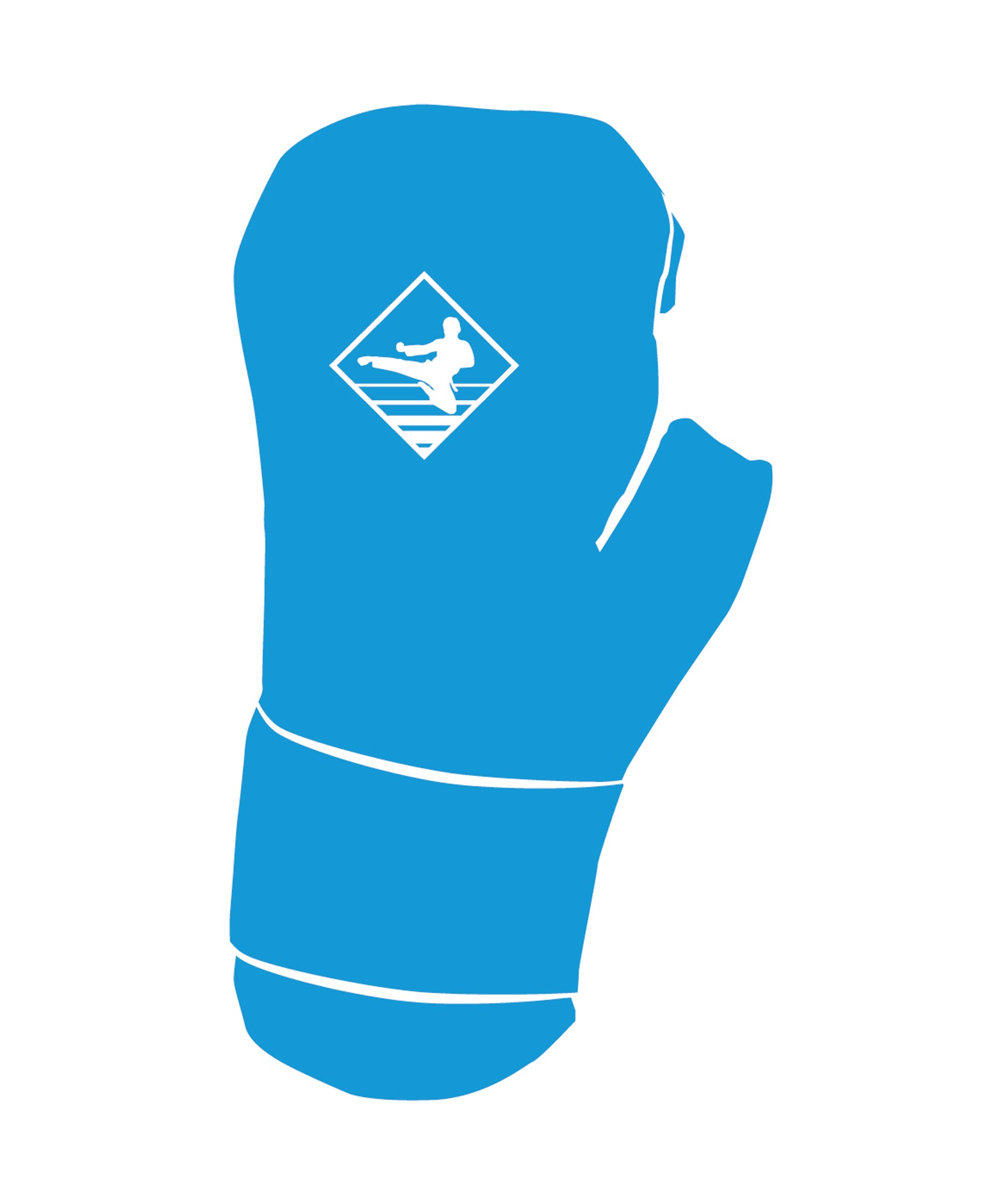 Century Glove Blank, Neon Blue