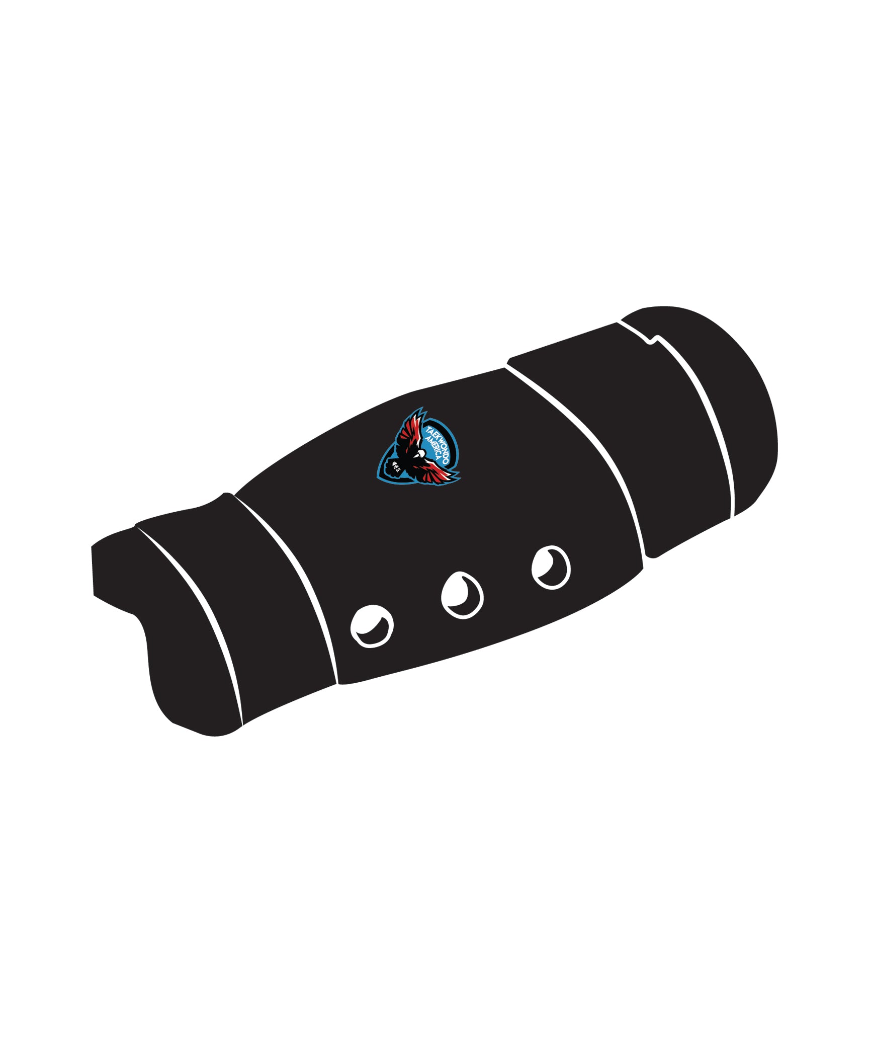 Shin Guard Custom, Black
