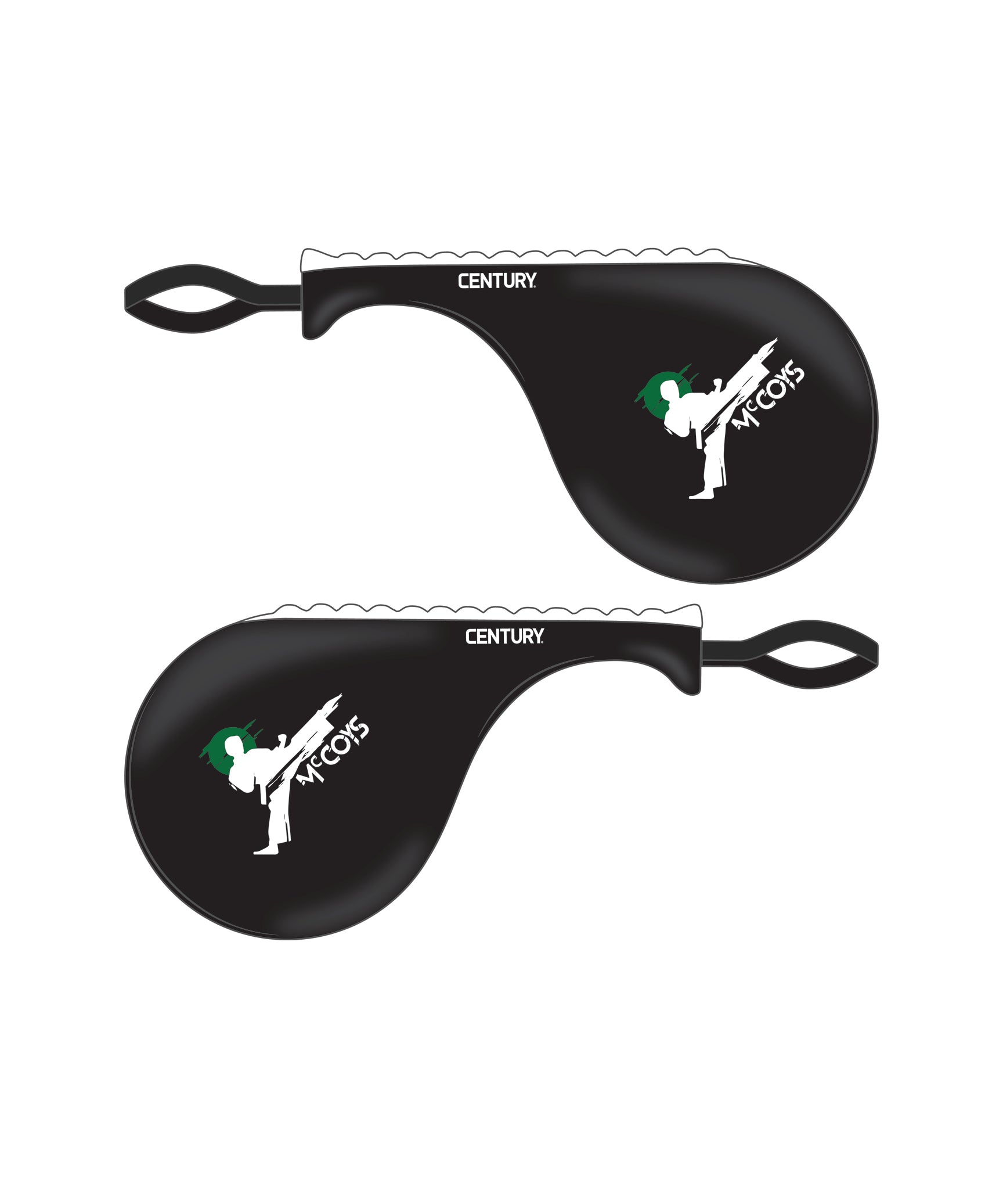 ADULT DOUBLE PADDLE CUSTOM, Black