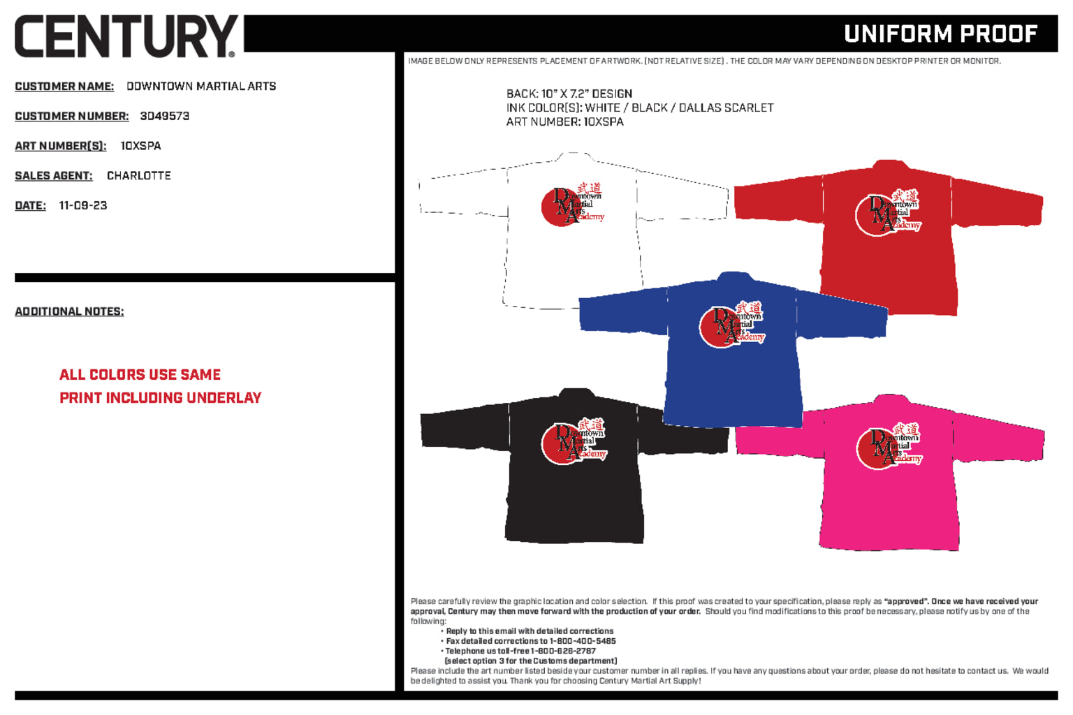 Lightweight Student Uniform, Black