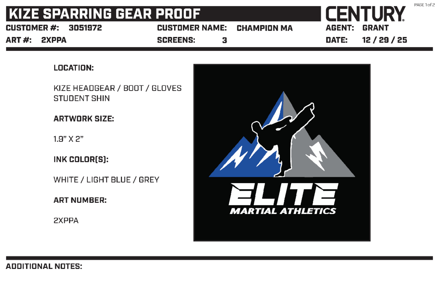 Competition Kize Punches Custom, Black