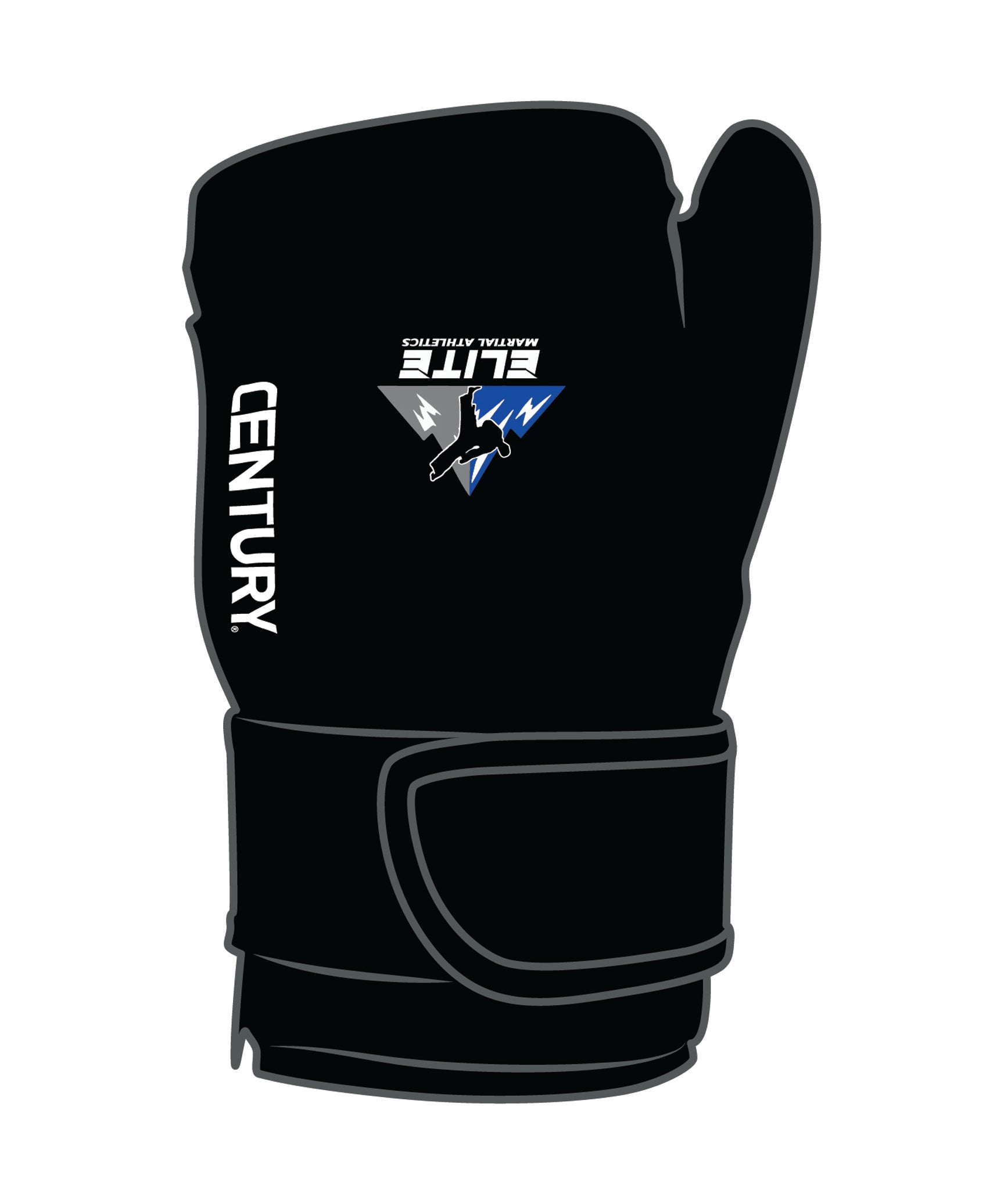 Custom Kize Sparring Gloves, Black