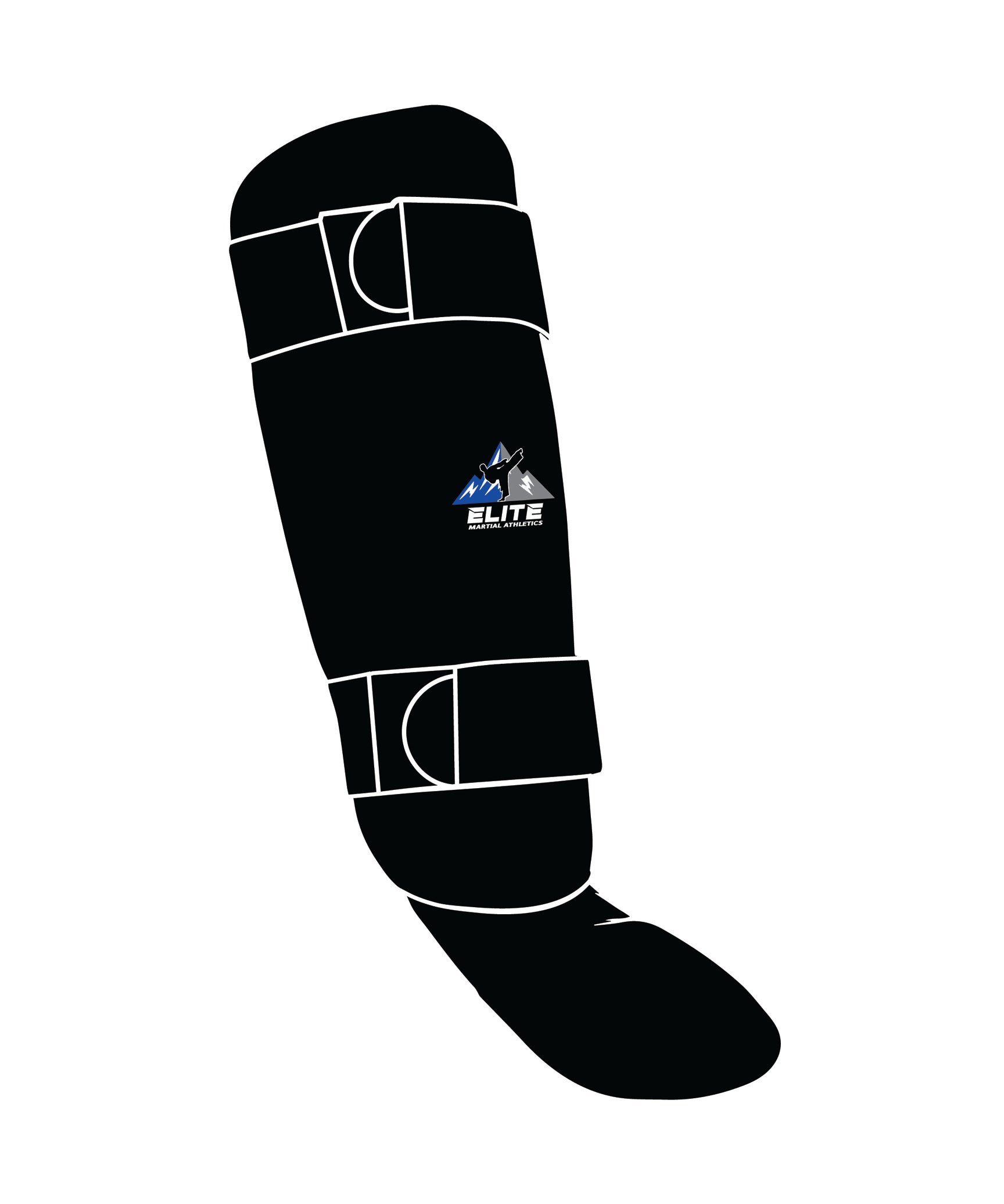 Custom Kize Shin Instep Guard, Black
