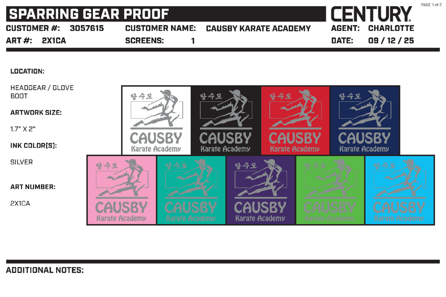 Century Glove Blank, Teal