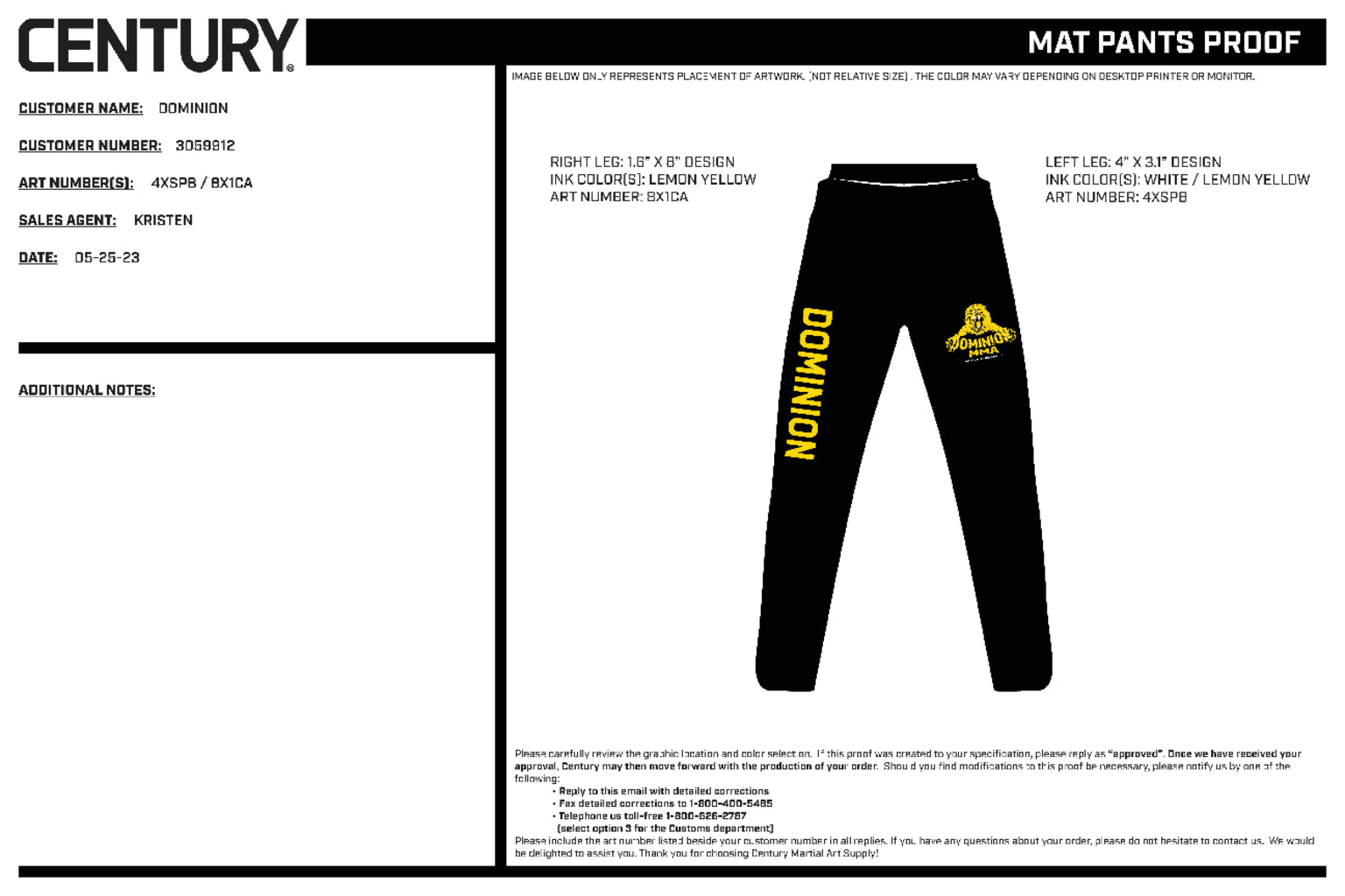 Mat Pant Custom, Black