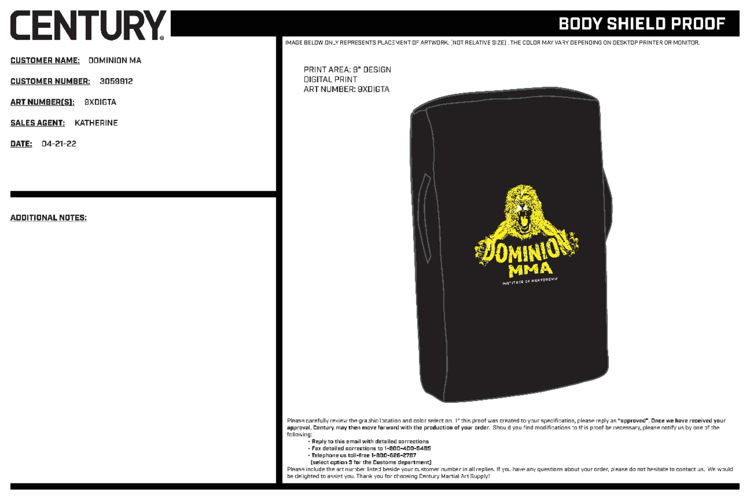 CUSTOM BODY SHIELD, Black