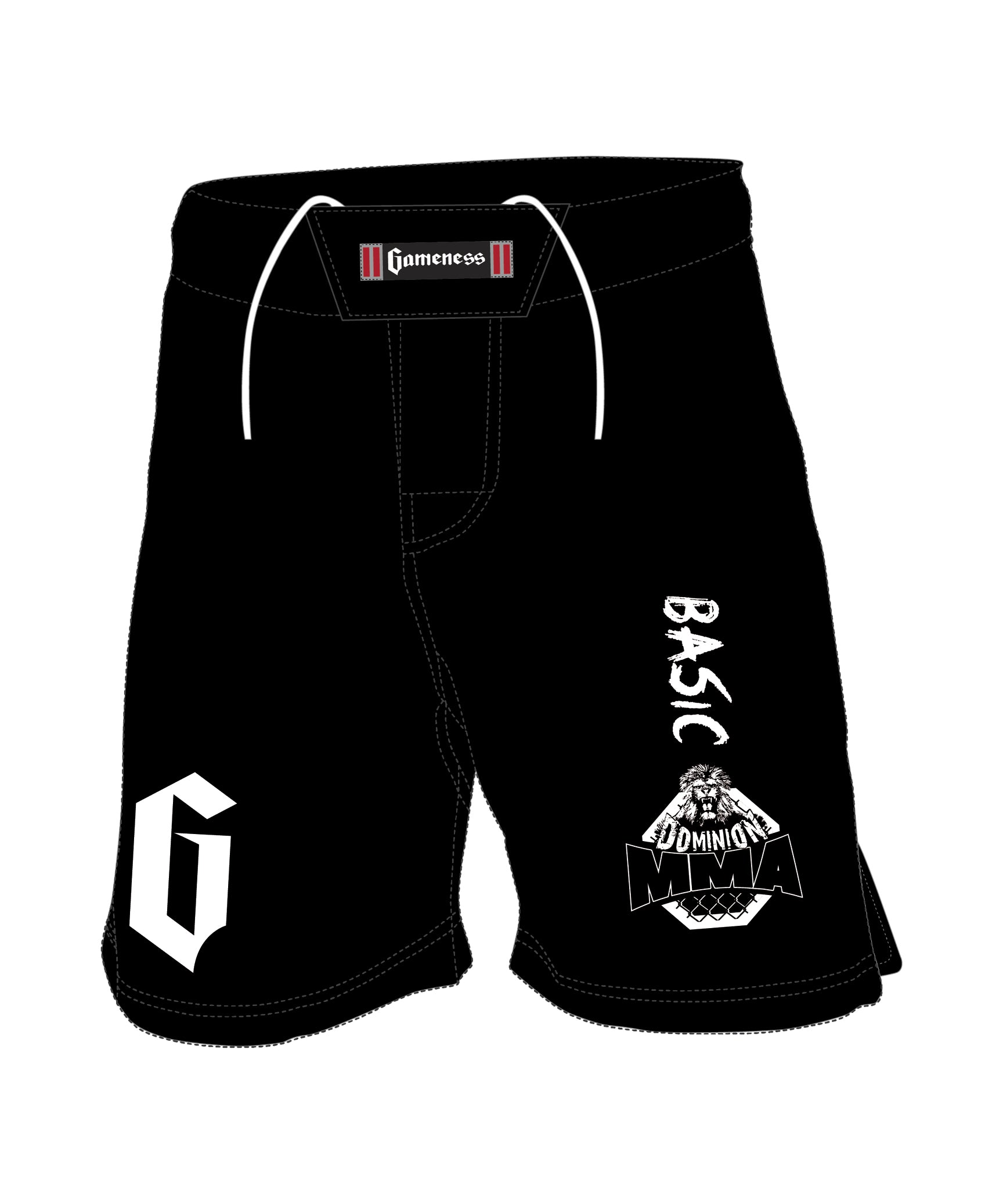 Gameness Train for life Shorts - Custom, Black