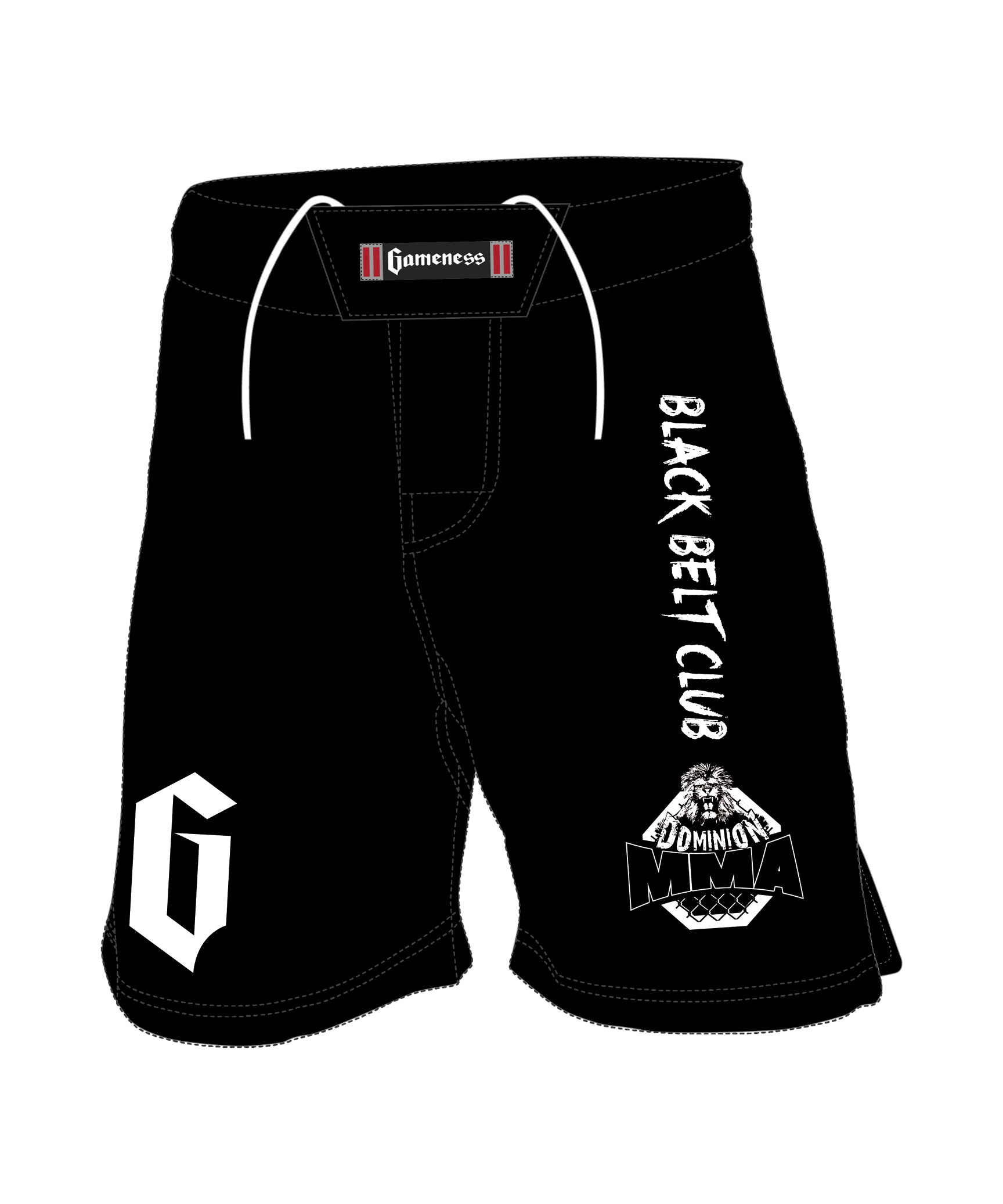 Gameness Train for life Shorts - Custom, Black