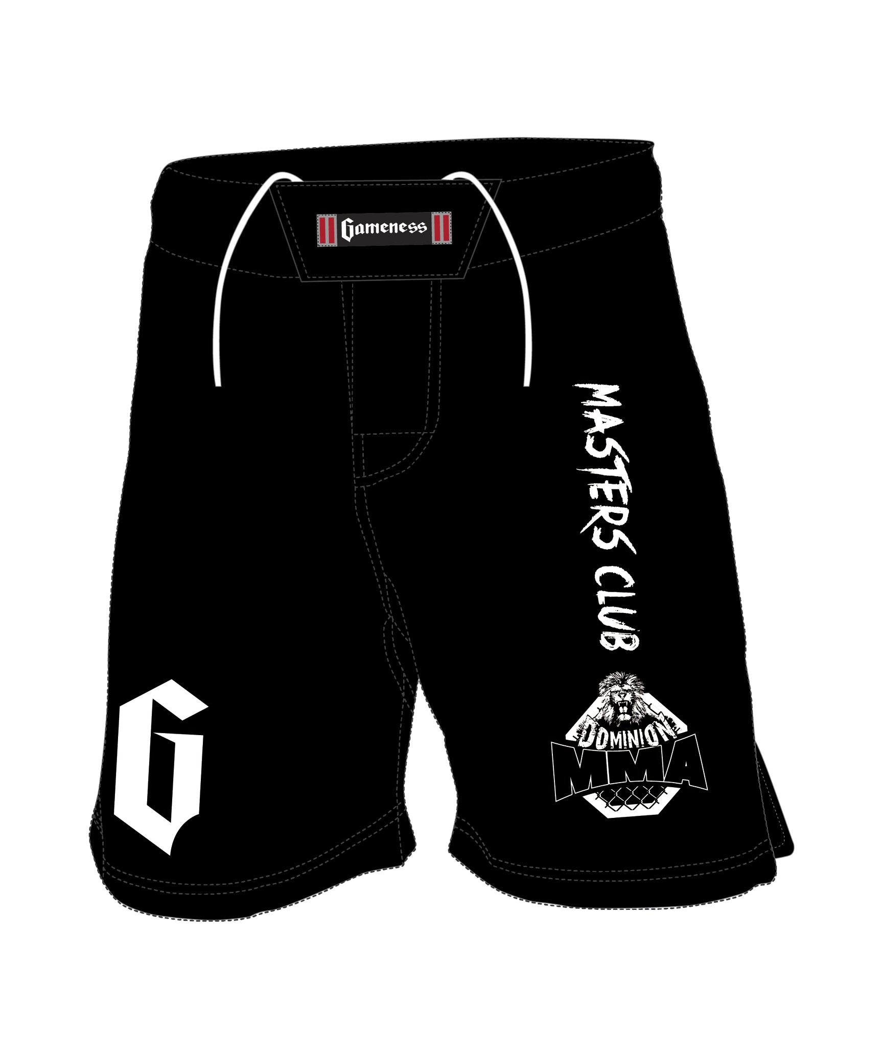 Gameness Train for life Shorts - Custom, Black