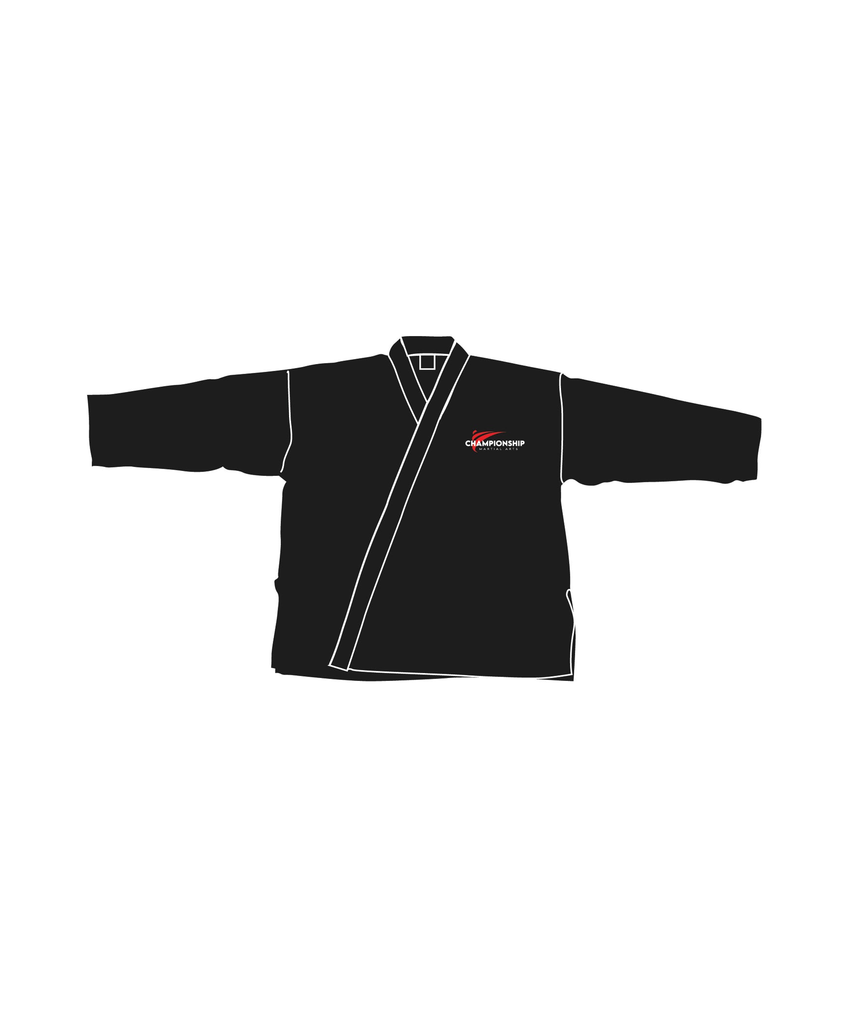 Student Elastic Uniform, Black