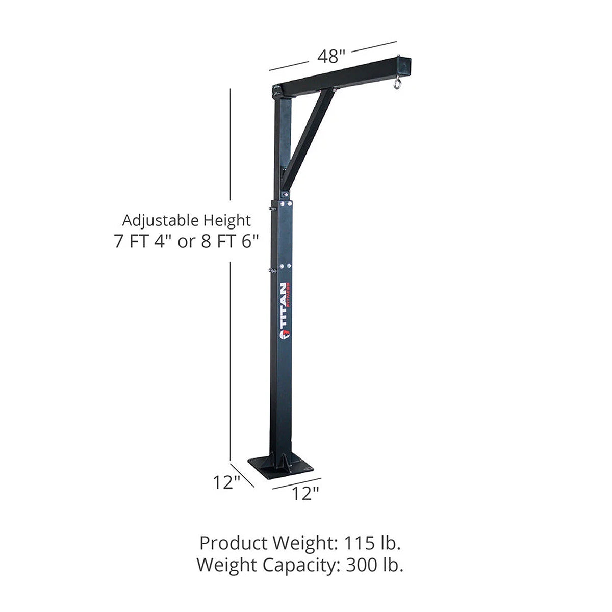 Heavy Duty 1 Bag Stand Black