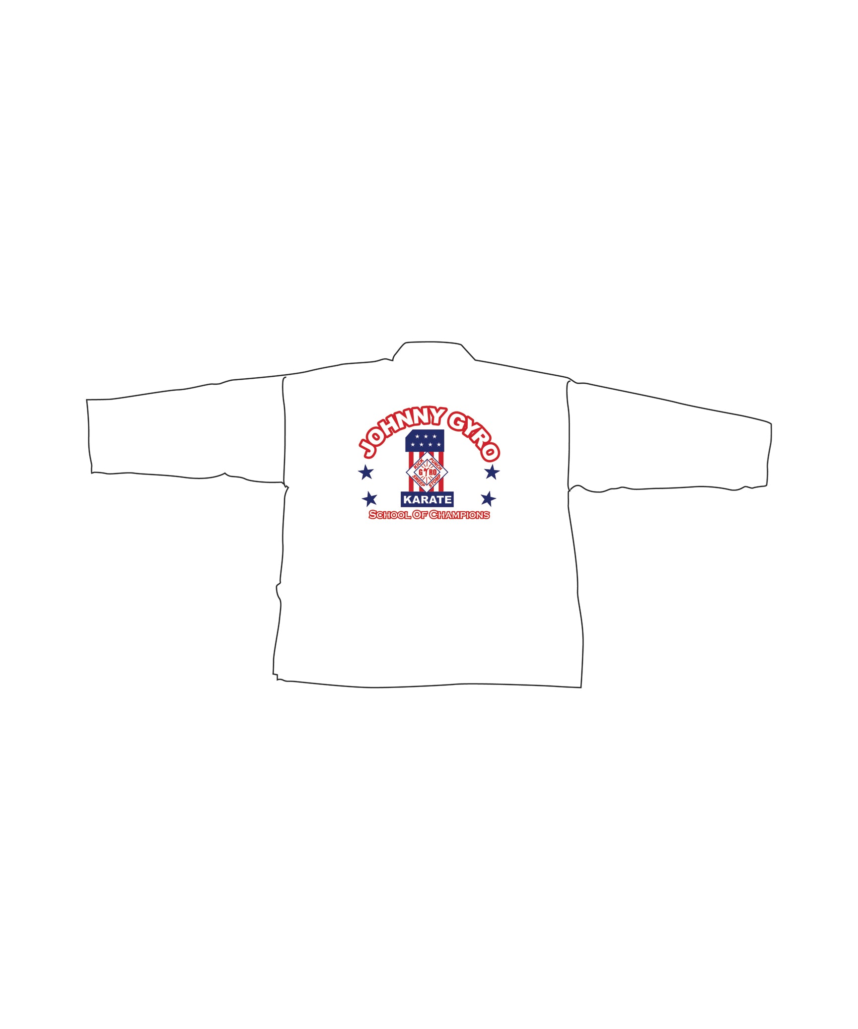 Lightweight Student Uniform, White