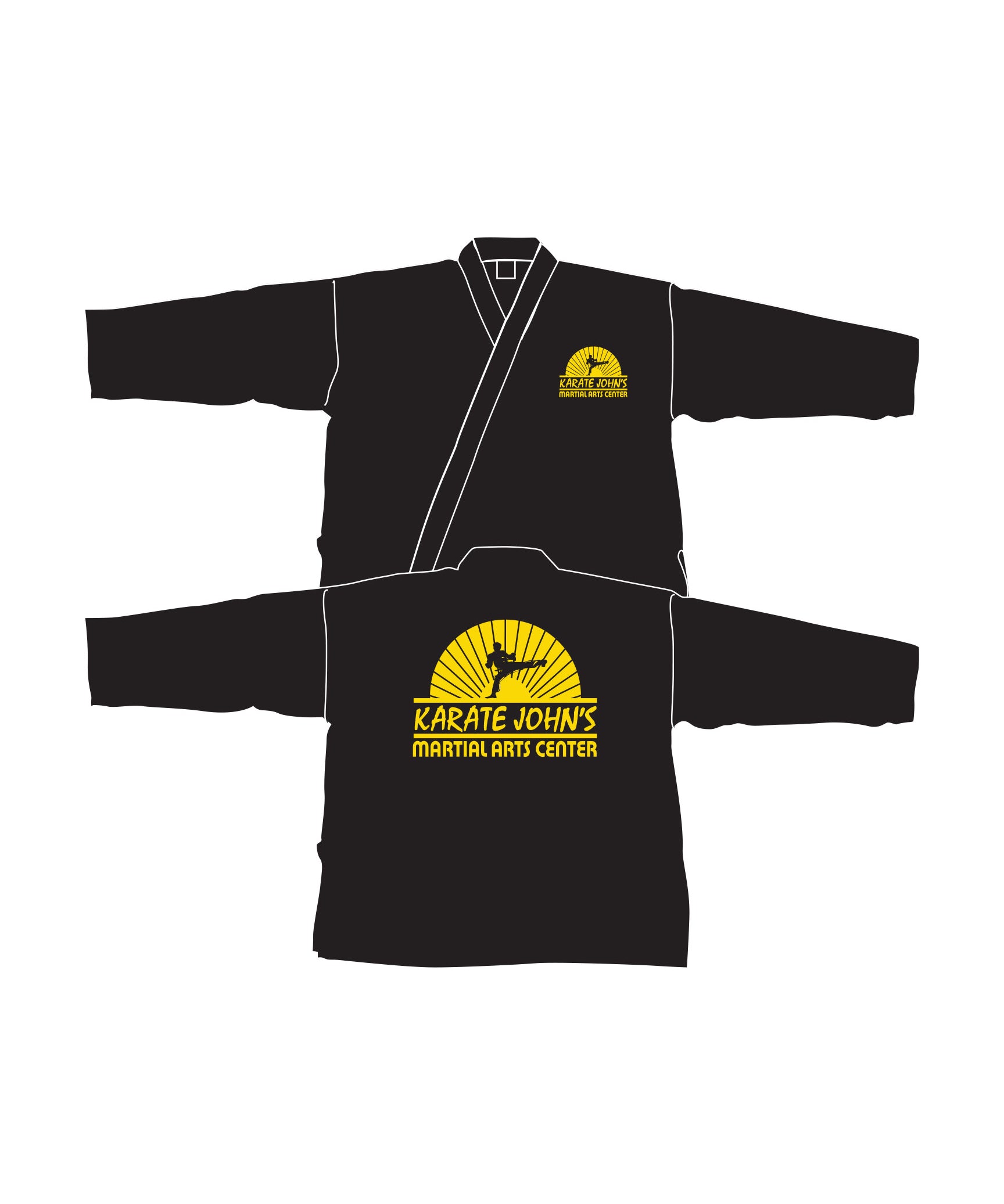 Lightweight Student Uniform, Black