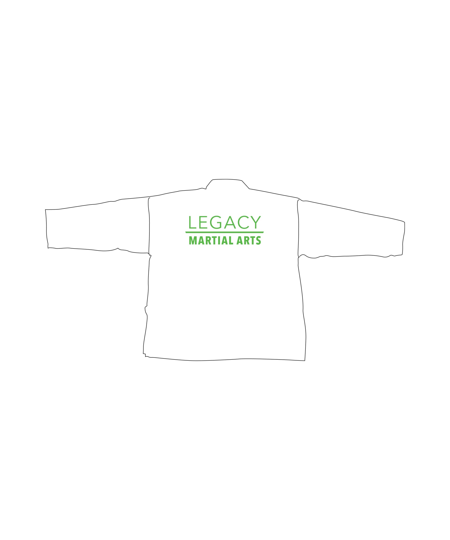 Lightweight Student Uniform, White