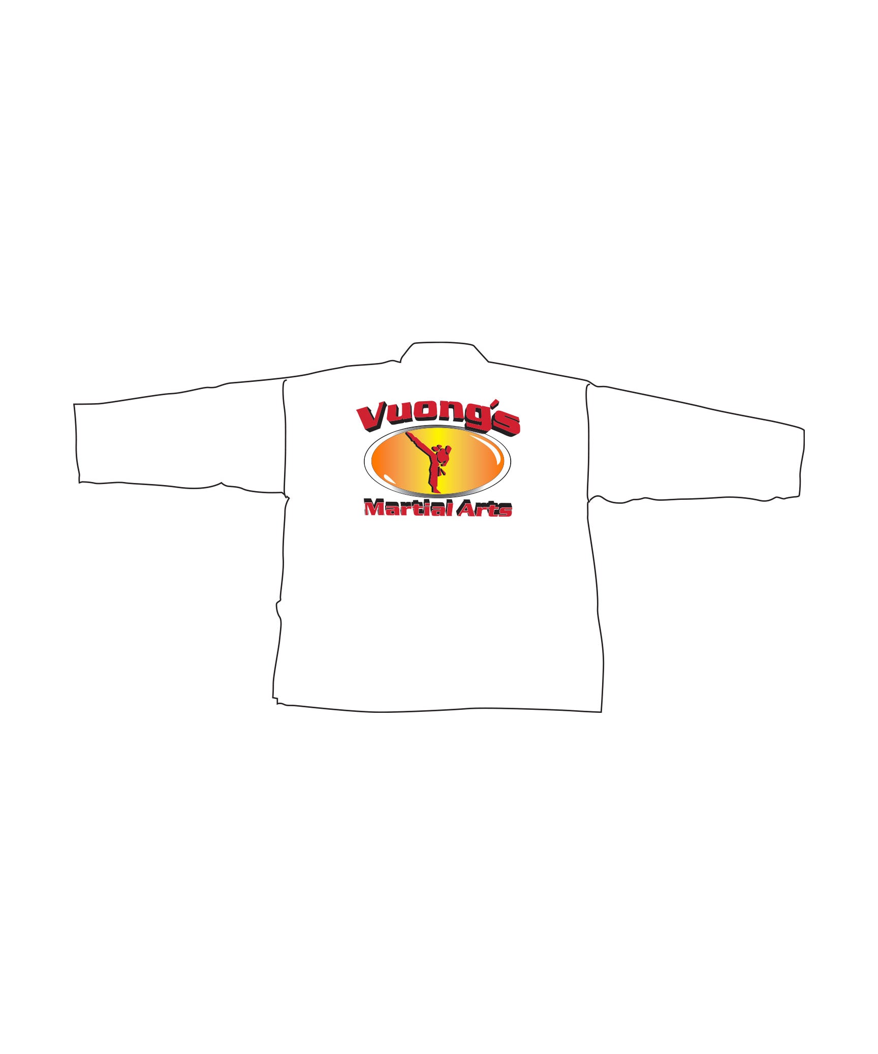 ULightweight Tkd Student Uniform Custom, White