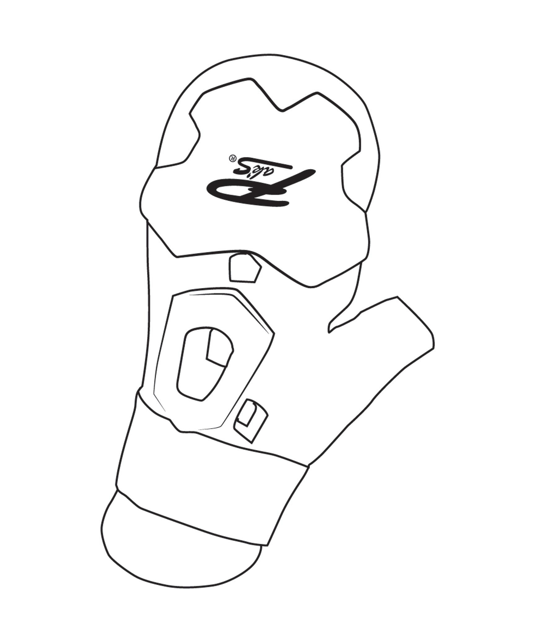 Century Glove Blank, White
