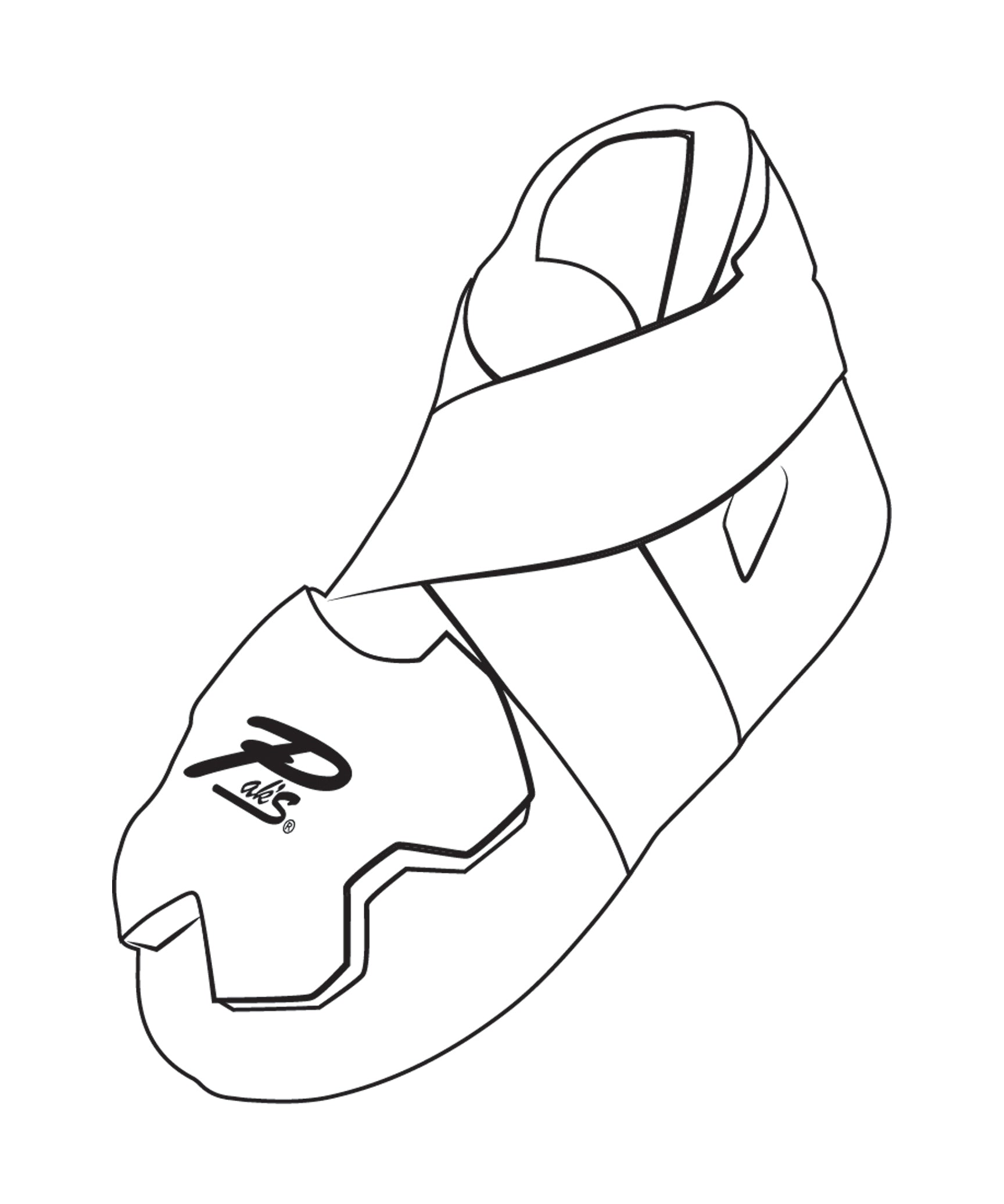 P2 Kick Blank, White