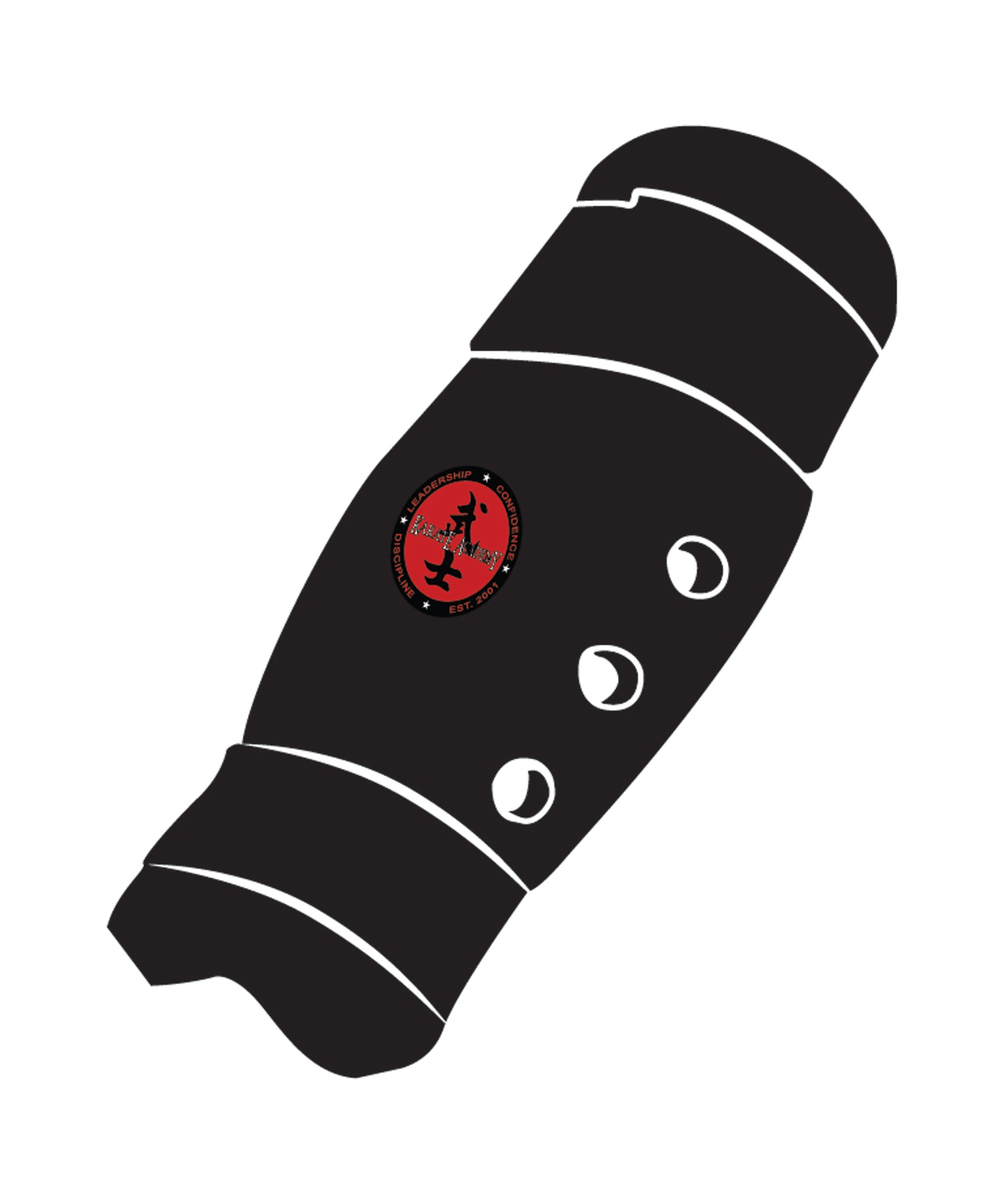 Shin Guard Custom, Black