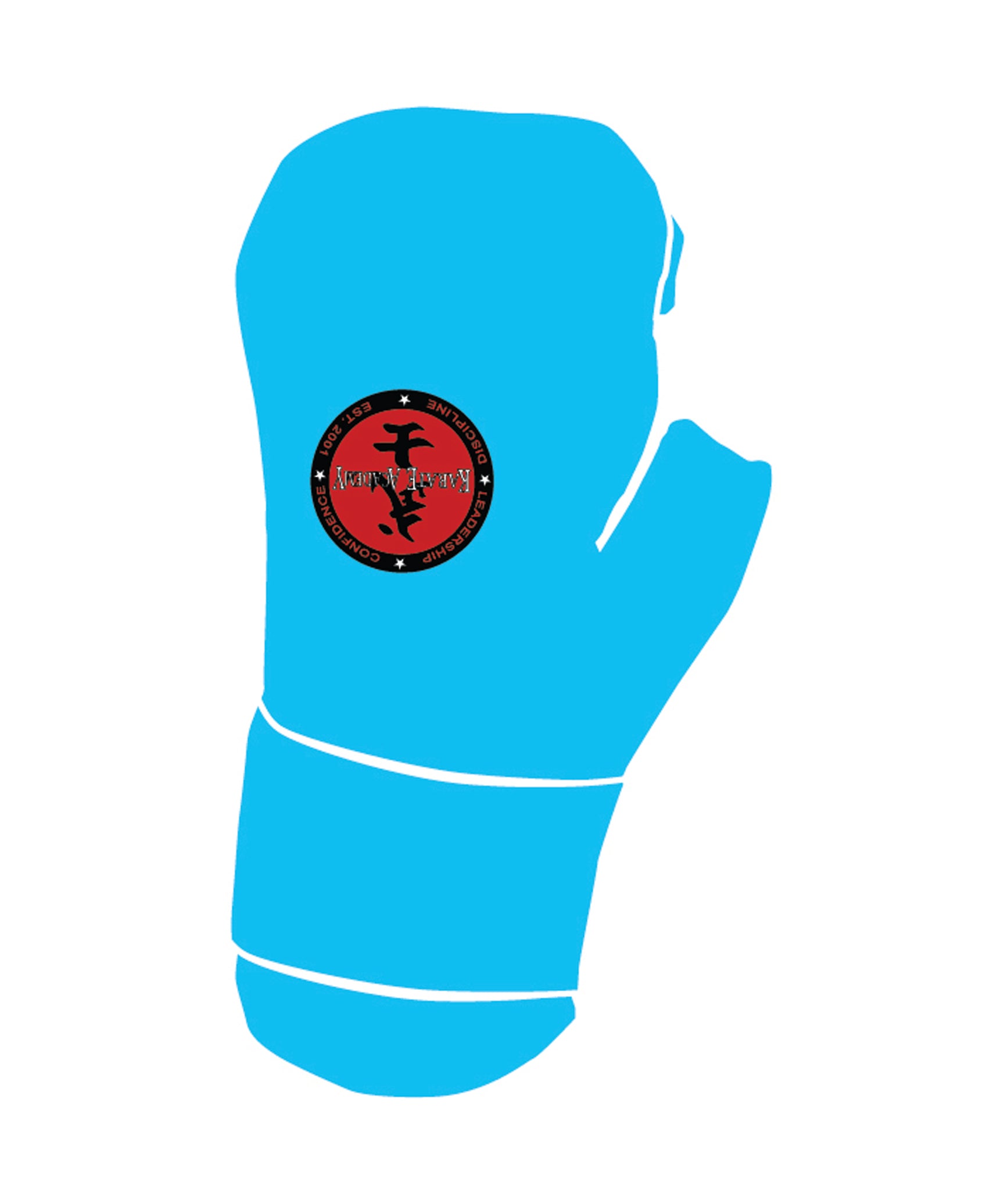Century Glove Blank, Neon Blue