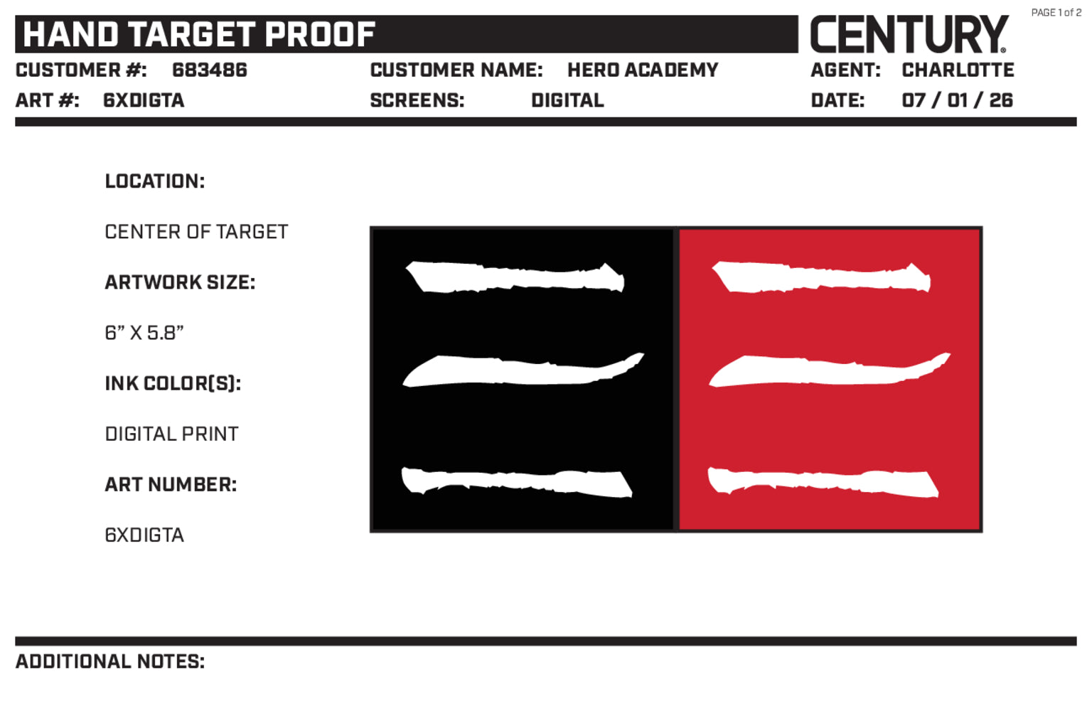 CUSTOM HAND TARGET Black, Black