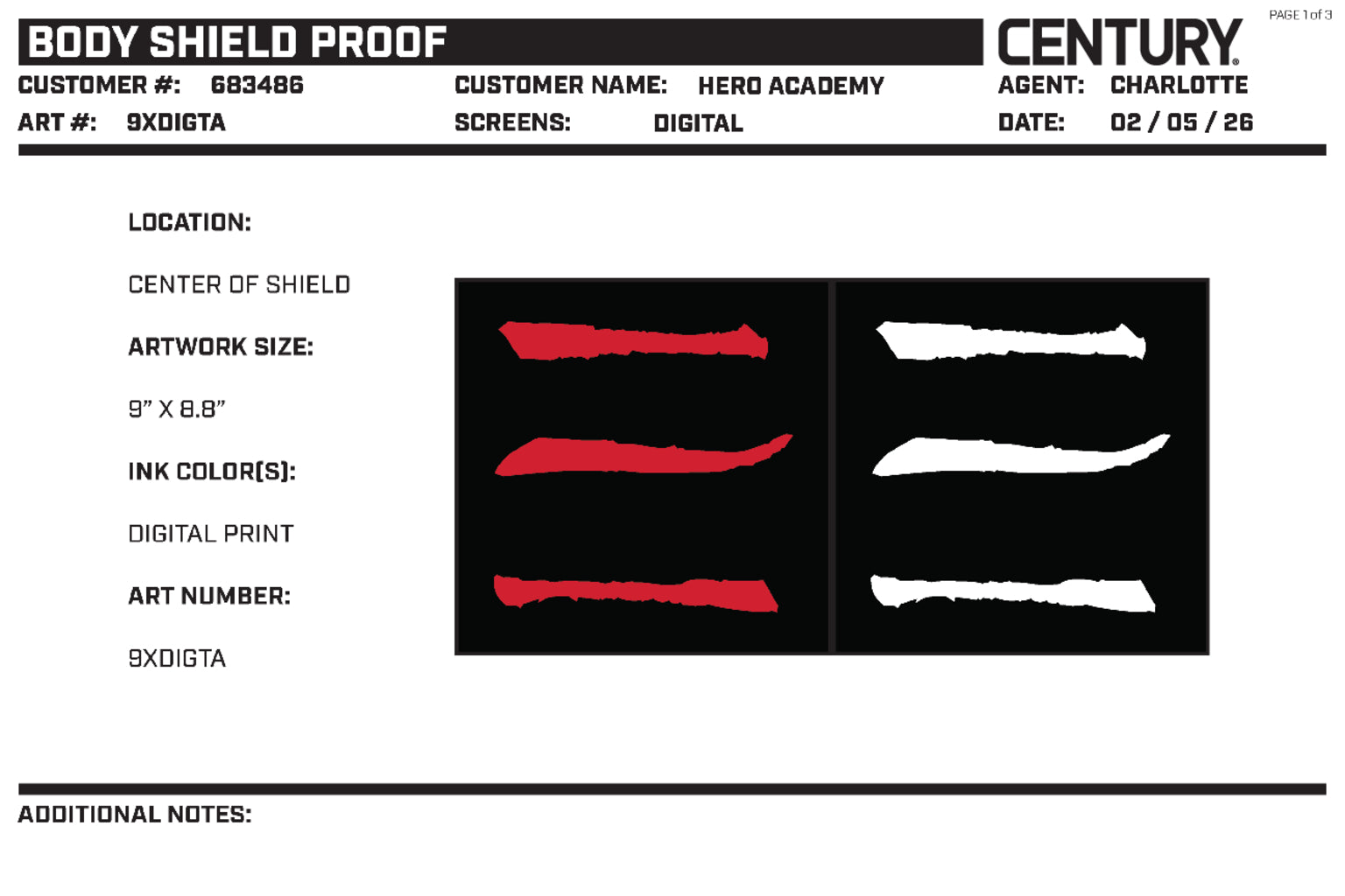 CUSTOM BODY SHIELD, Black