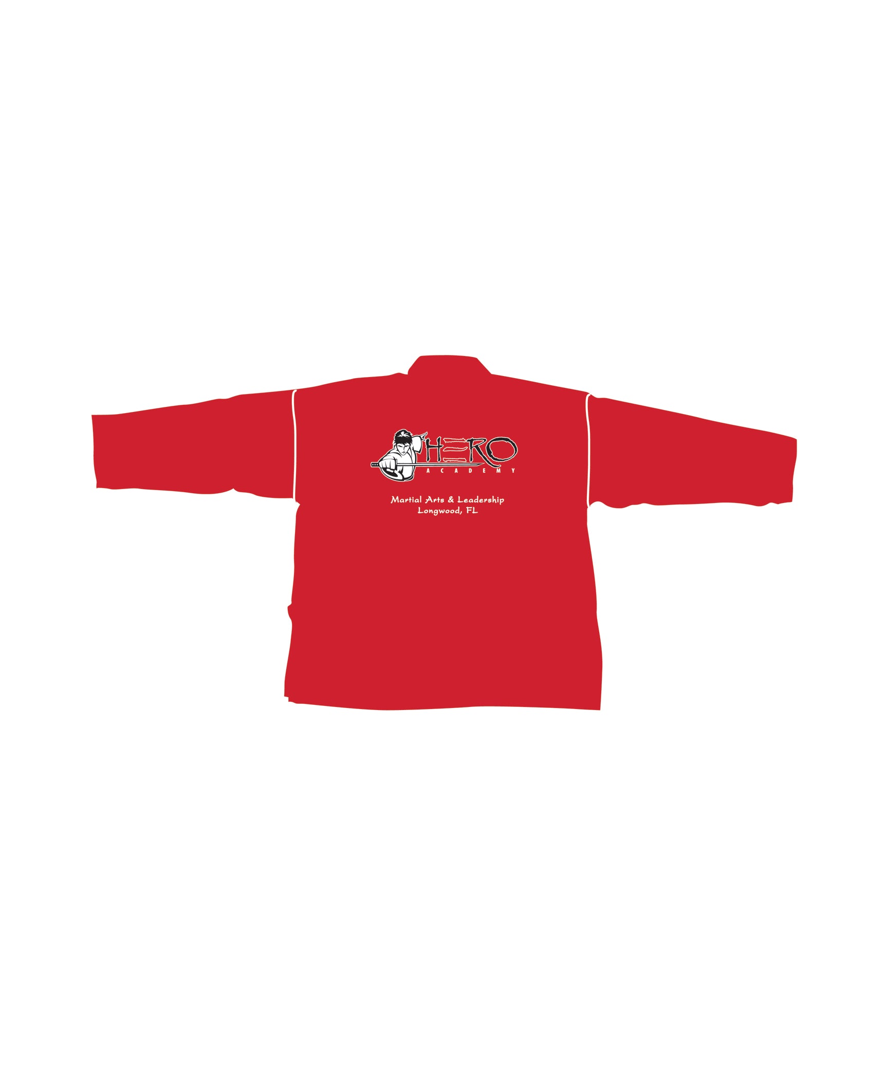 Middleweight Traditional Top, Red