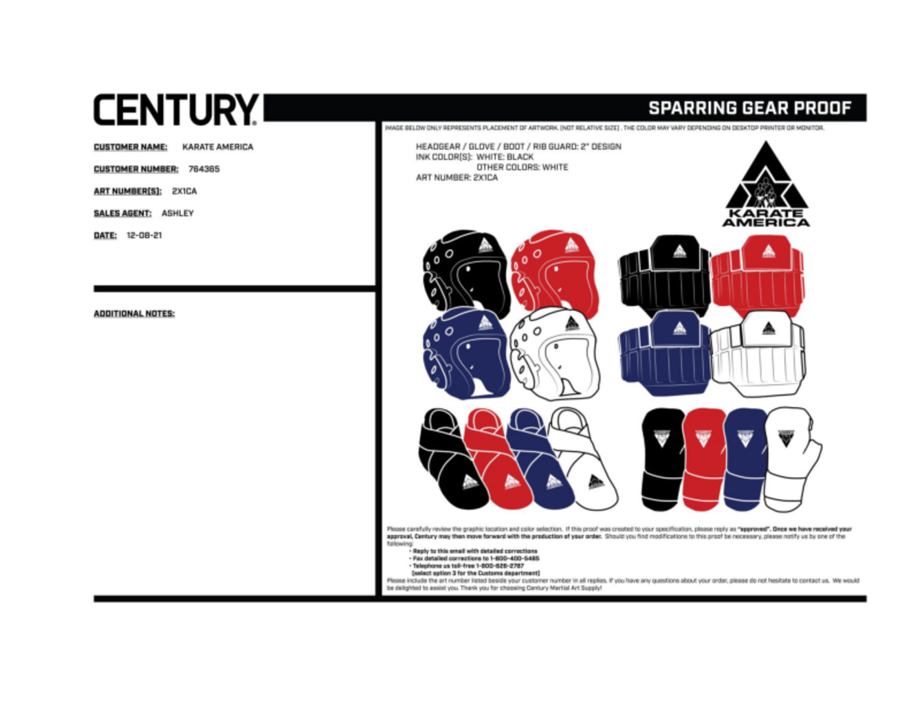 Century Headgear Custom, Blue
