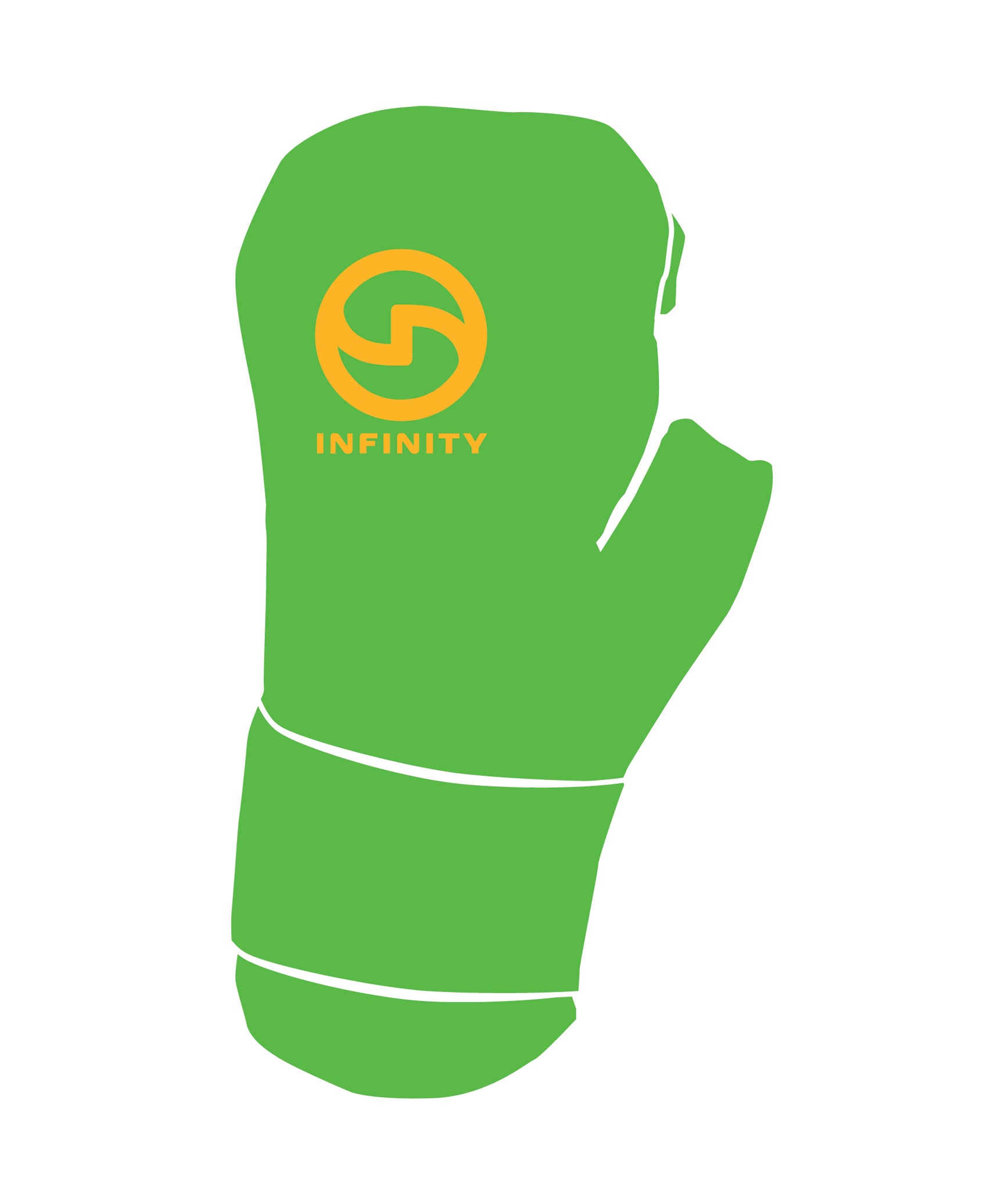 Century Glove Blank, Neon Green