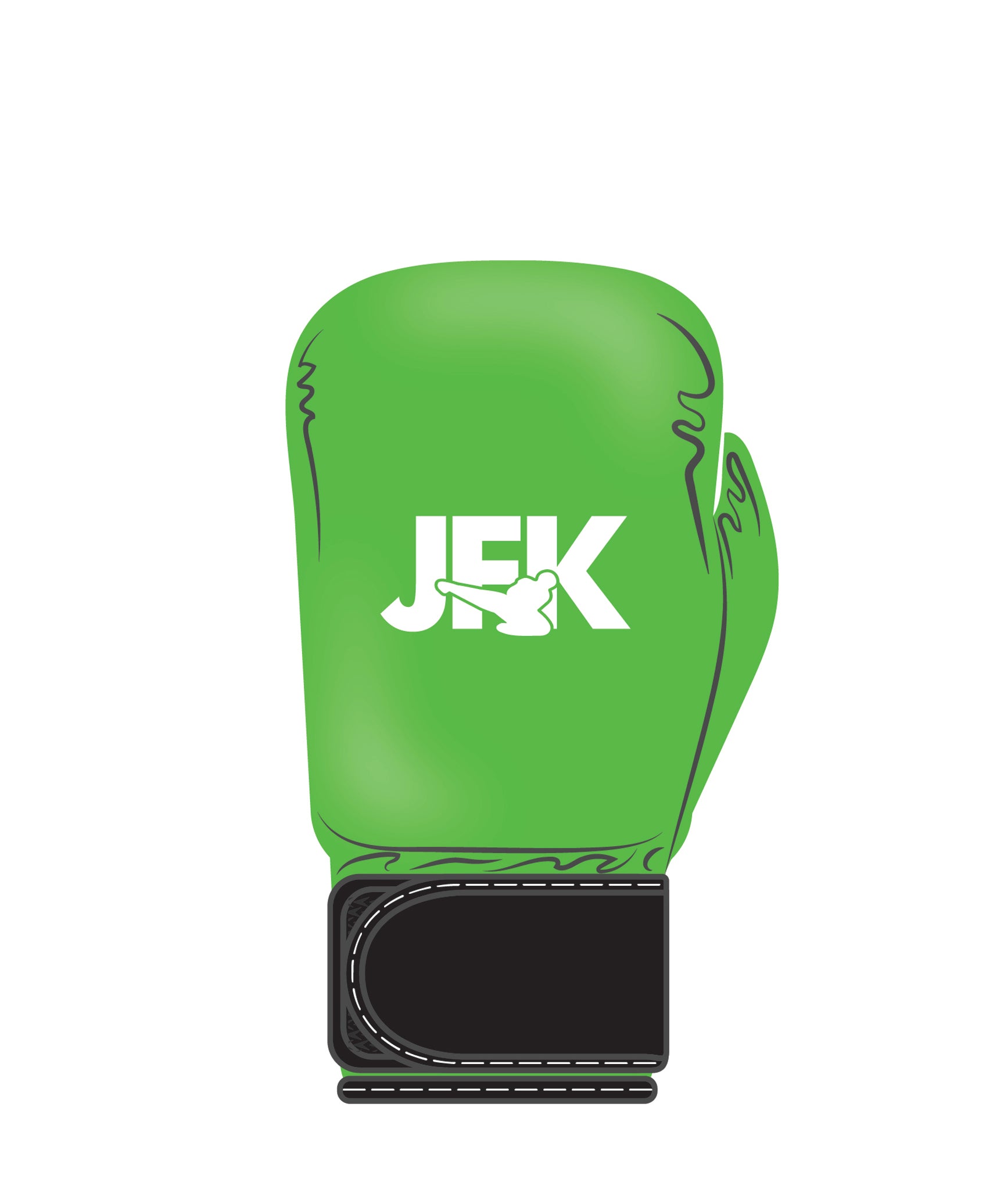 Custom Boxing Glove, Neon Green