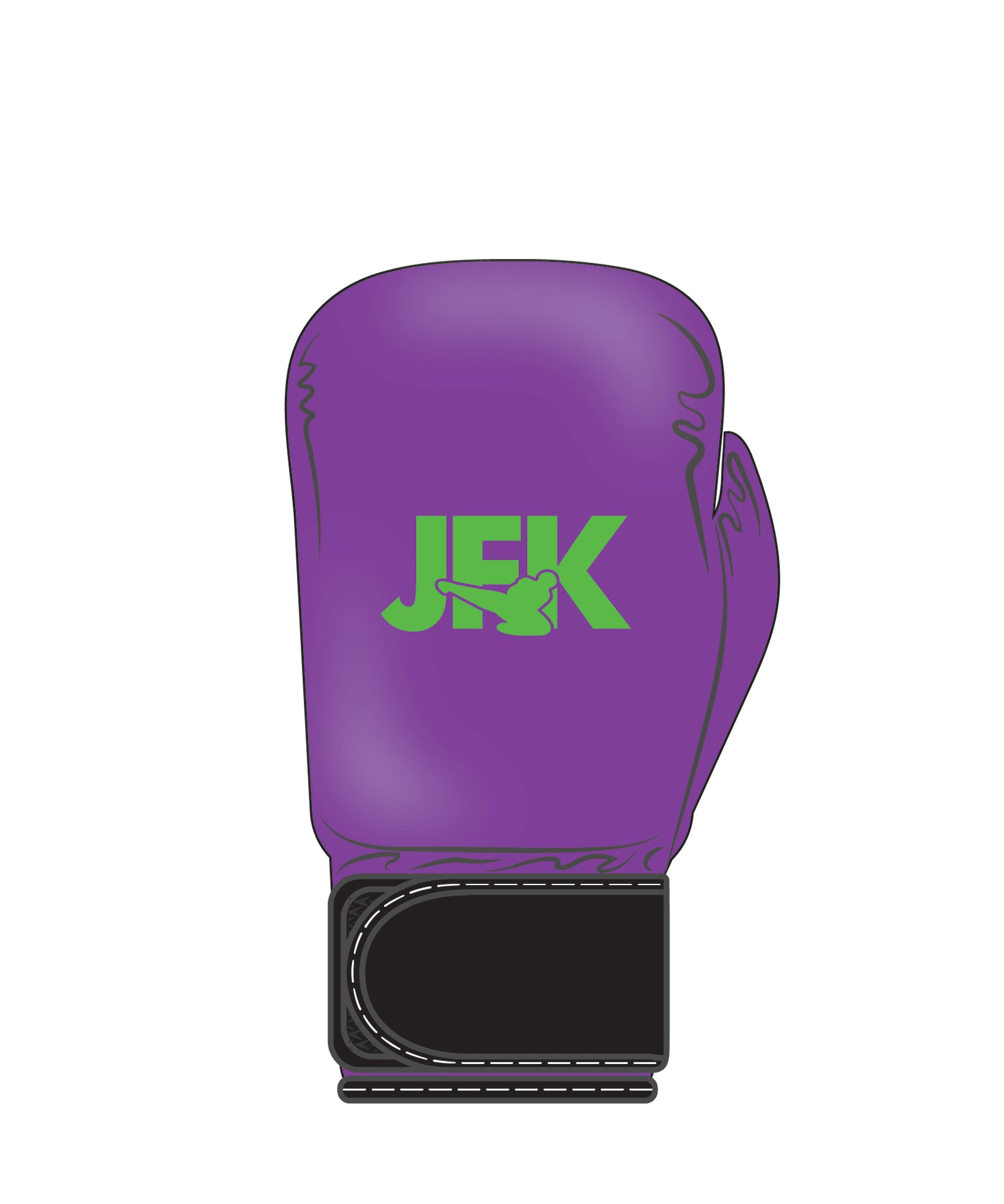 Custom Boxing Glove, Purple