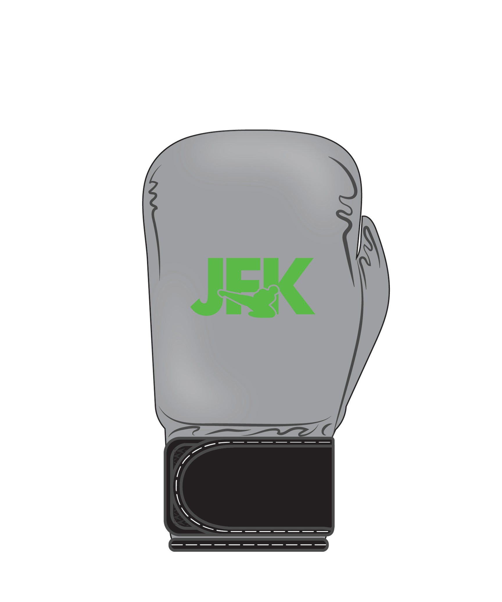 Custom Boxing Glove, Silver