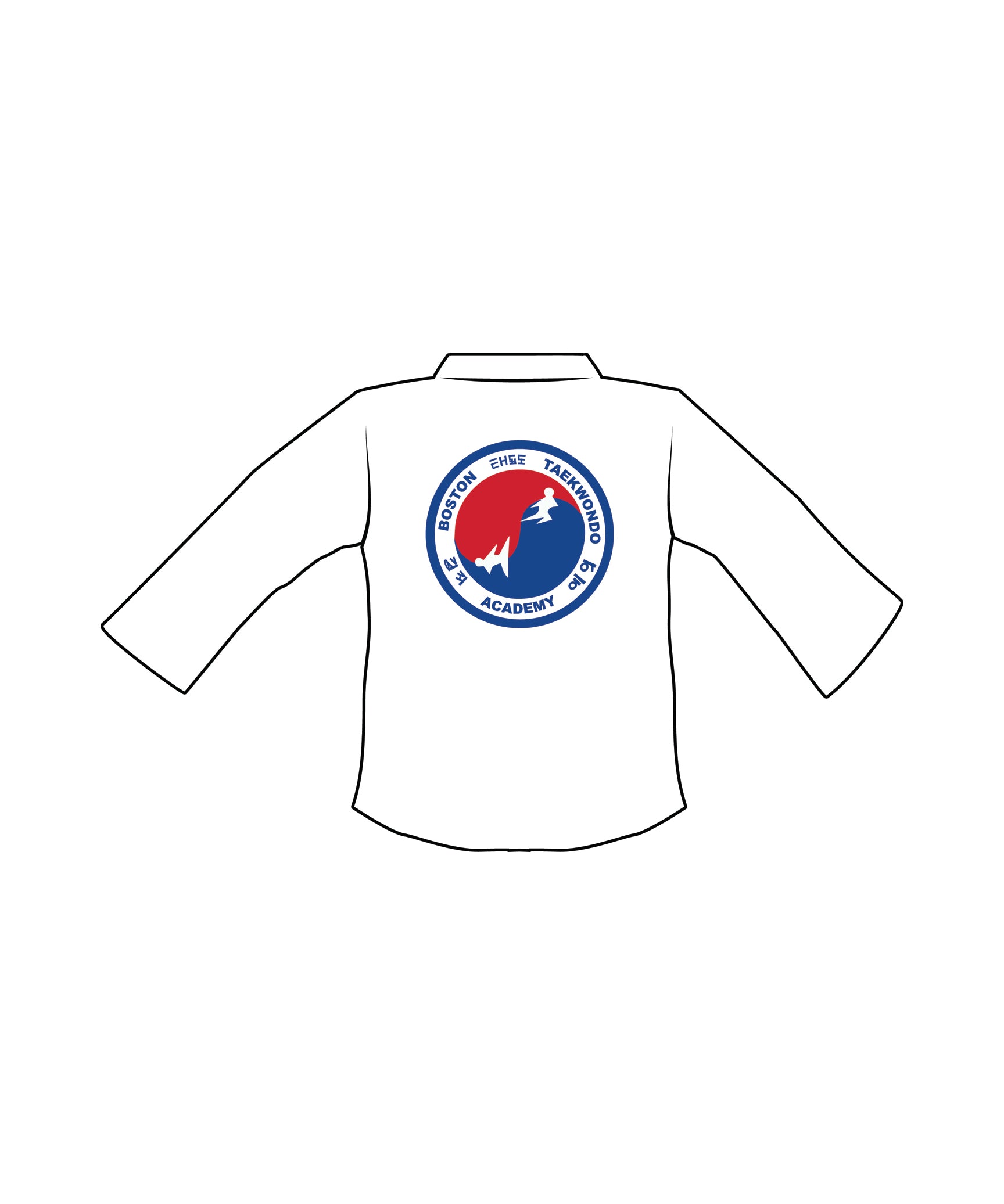 ULightweight Tkd Student Uniform Custom, White