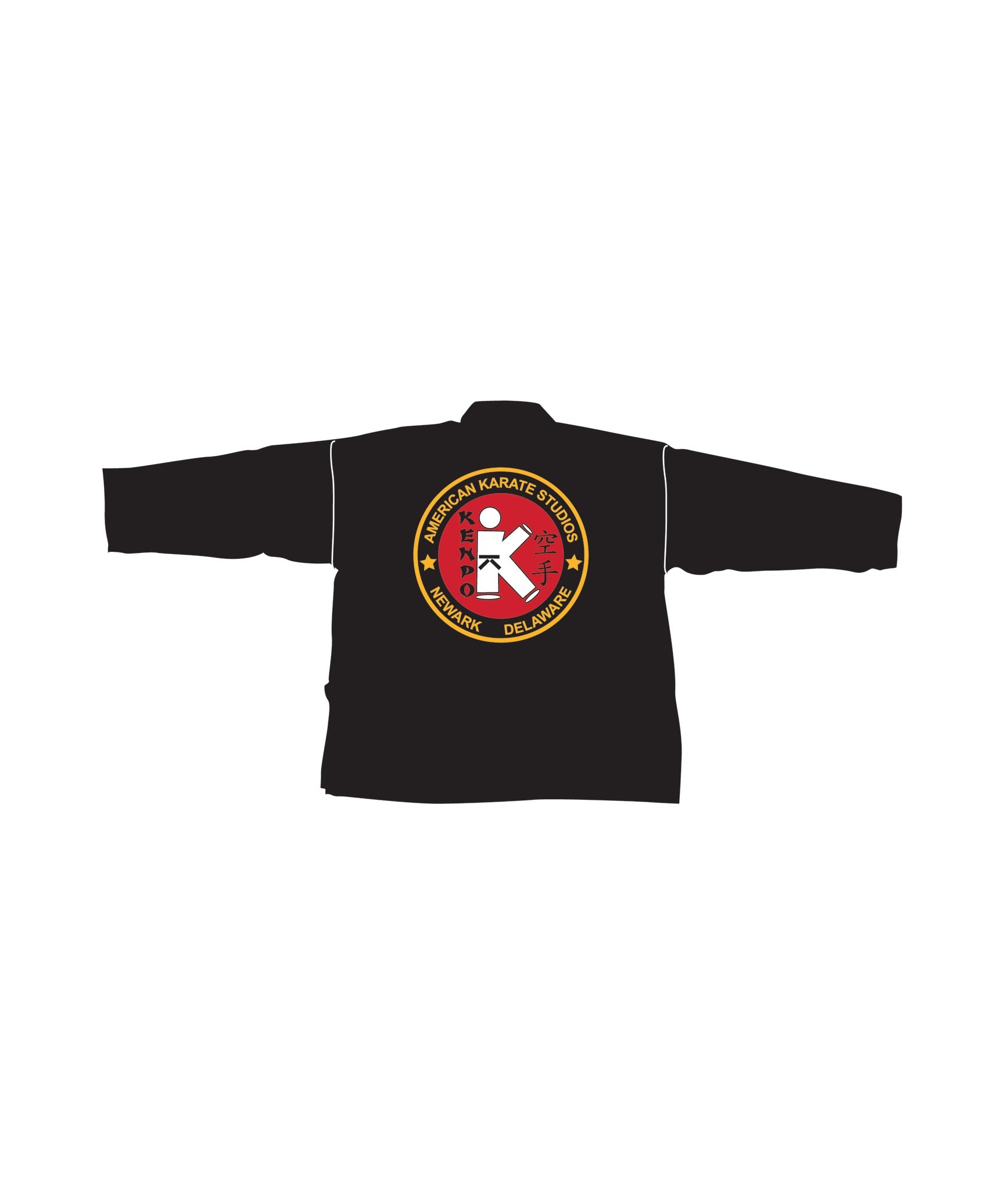 8oz Brushed Traditional Top, Black