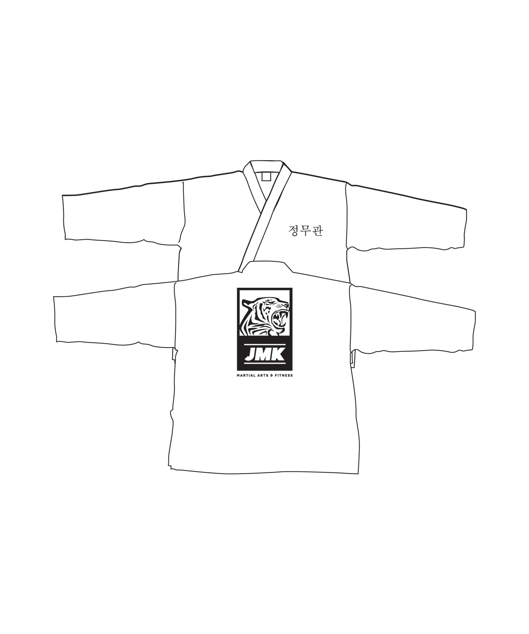 Lightweight Student Uniform, White