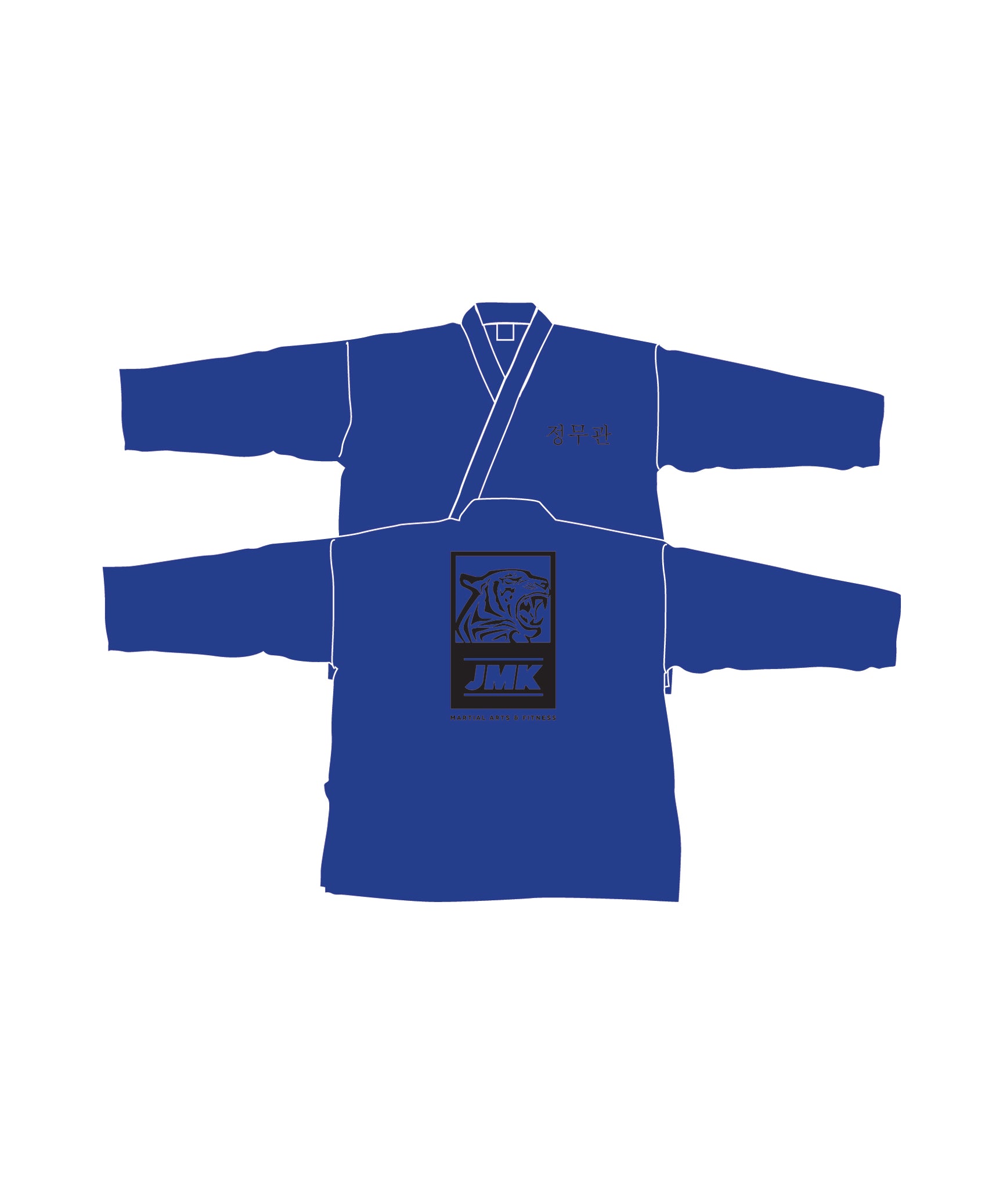 6oz Lightweight Student Jacket Custom, Blue