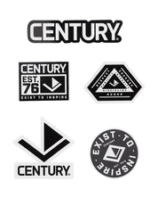 Century Black and White Sticker Pack – 5 Piece