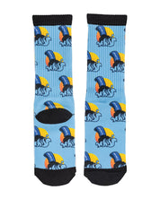 Century Wavy Sublimated Socks Blue