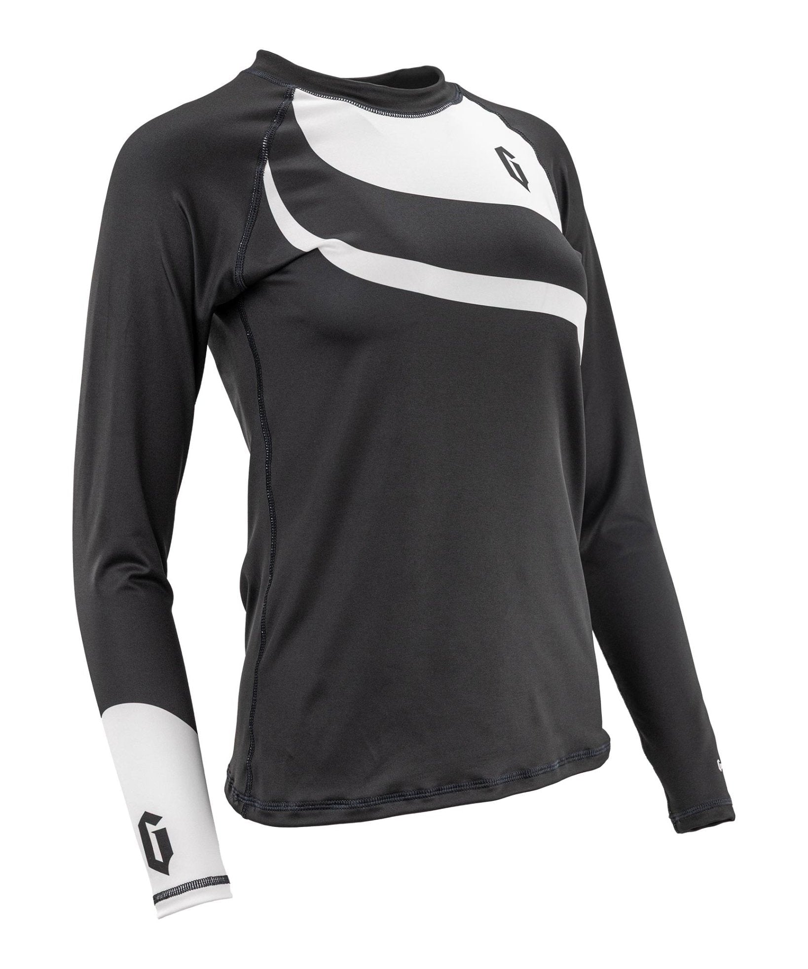 Gameness Women's Long Sleeve Pro Ranked Rash Guard Black