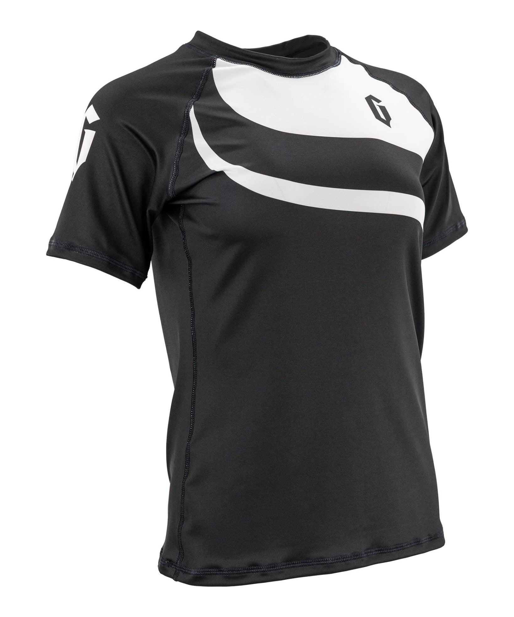 Gameness Women's Short Sleeve Pro Ranked Rash Guard Black