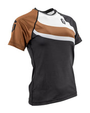 Gameness Women's Short Sleeve Pro Ranked Rash Guard Brown
