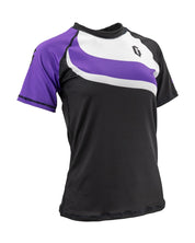 Gameness Women's Short Sleeve Pro Ranked Rash Guard Purple