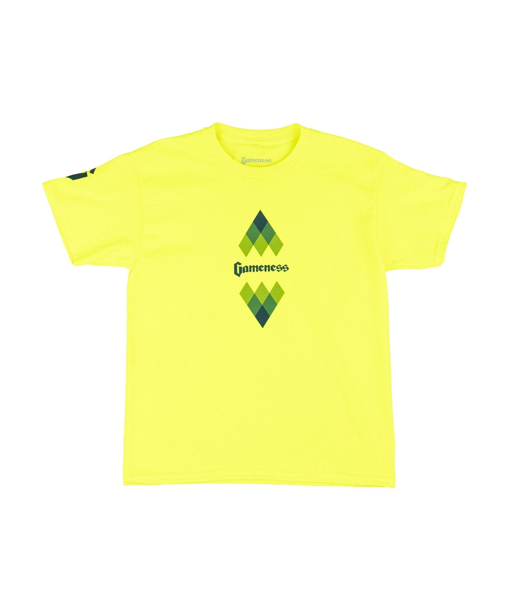Gameness Youth Eco Tee Neon Green