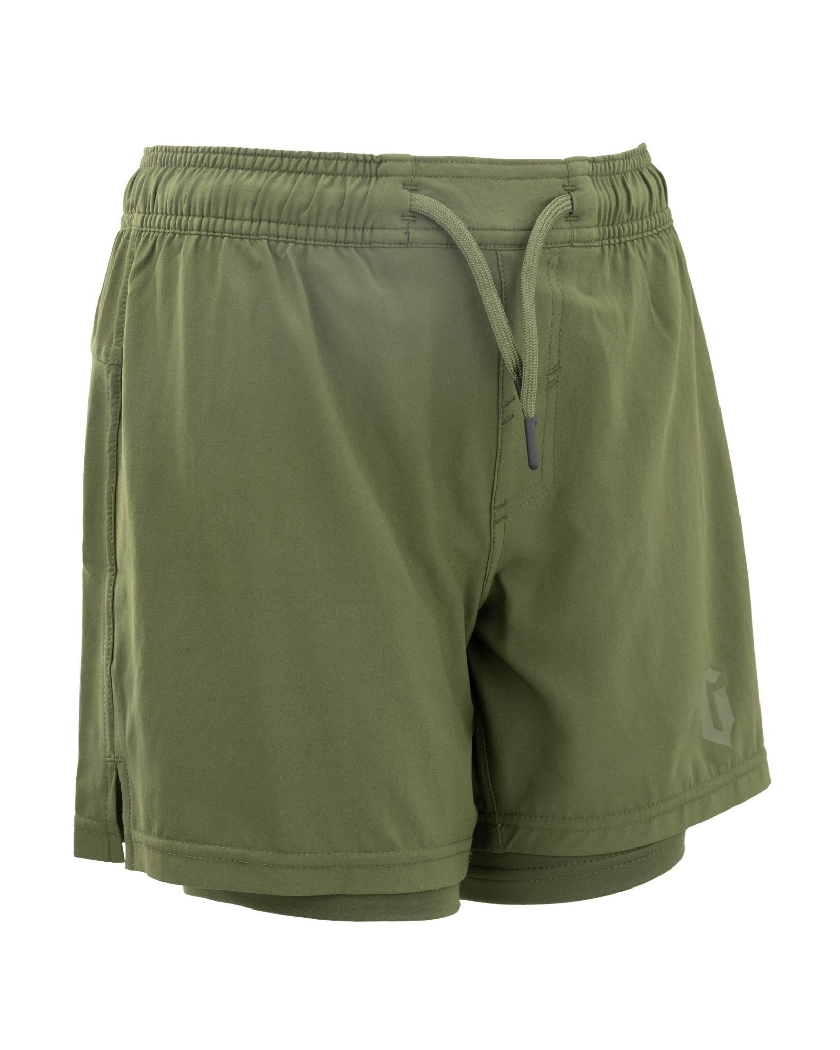 Gameness Youth Lined Wazaflex Shorts Rifle Green