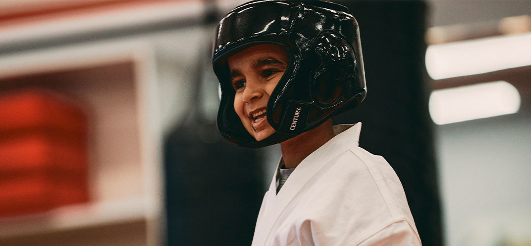 kid martial artist smiling