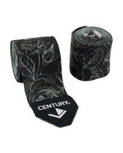 Inkline 120" Printed Hand Wraps 120" Black White Rose