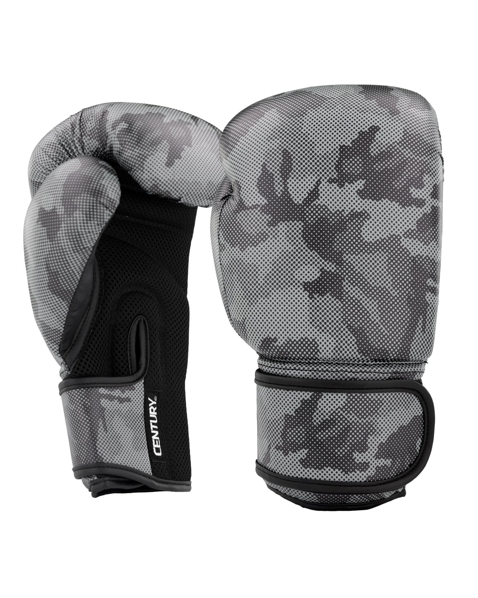 Inkline Printed Gloves 12 oz. Black Grey Camo
