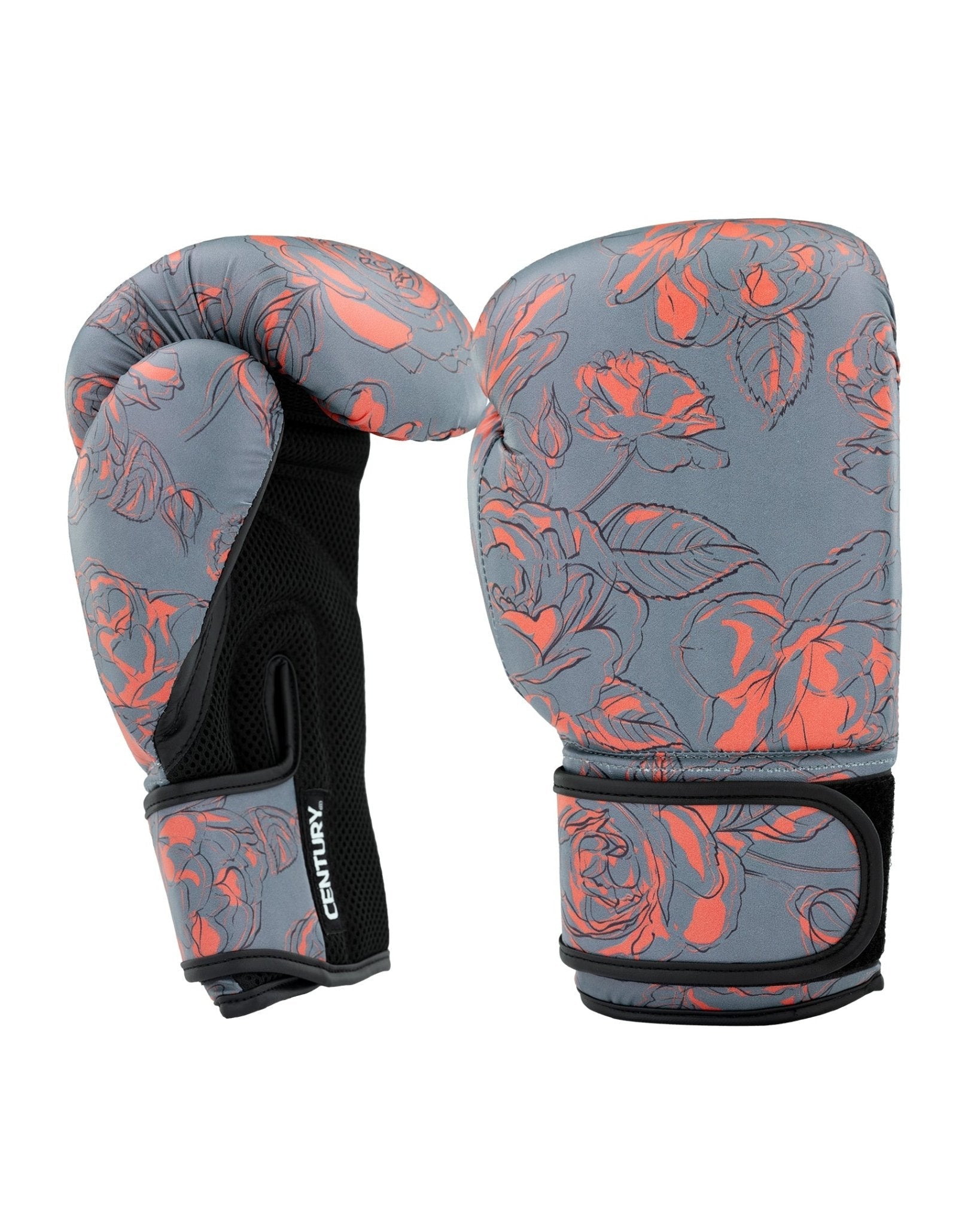 Inkline Printed Gloves 12 oz. Pink Grey Rose